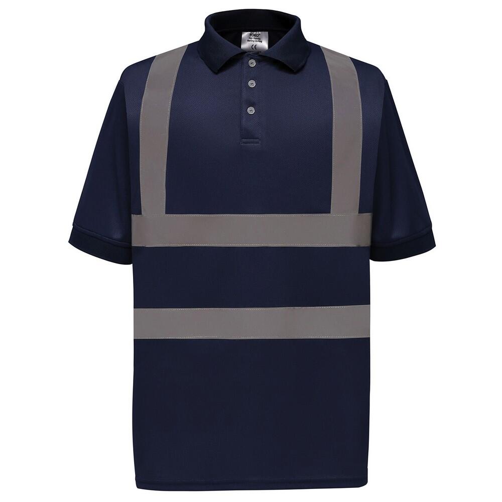 Yoko Unisex Adult Hi-Vis Short-Sleeved Polo Shirt