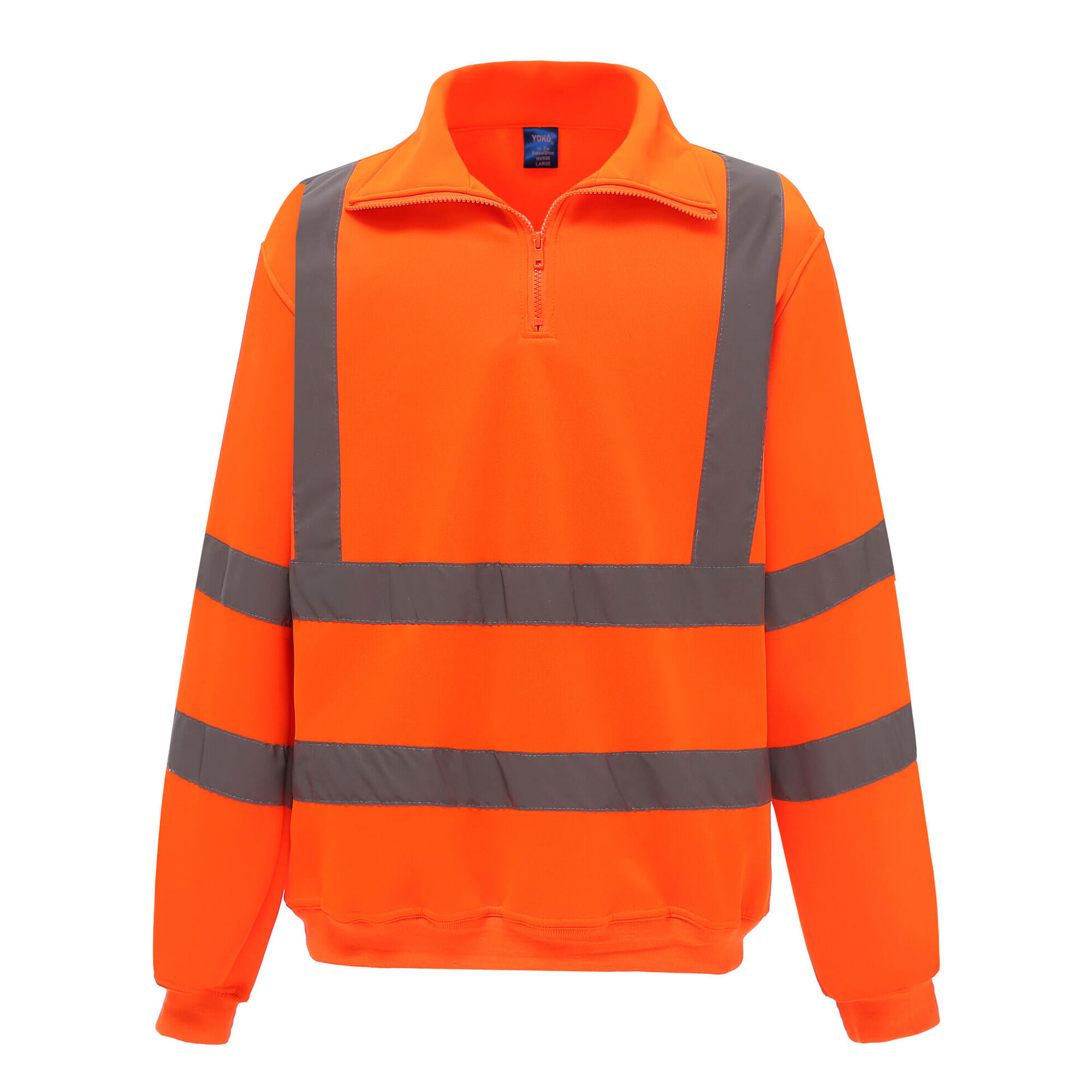 Yoko Unisex Adult High-Vis Long-Sleeved Safety T-Shirt