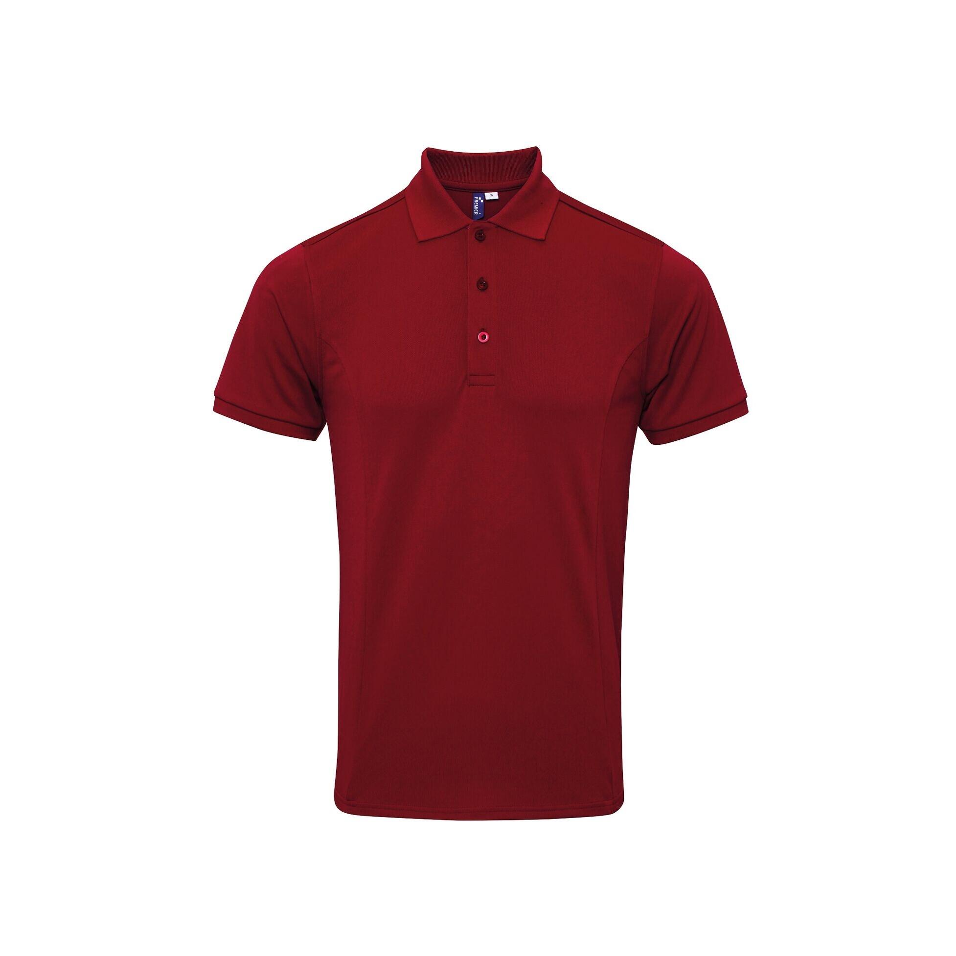 Premier Mens Coolchecker Plus Pique Polo With CoolPlus