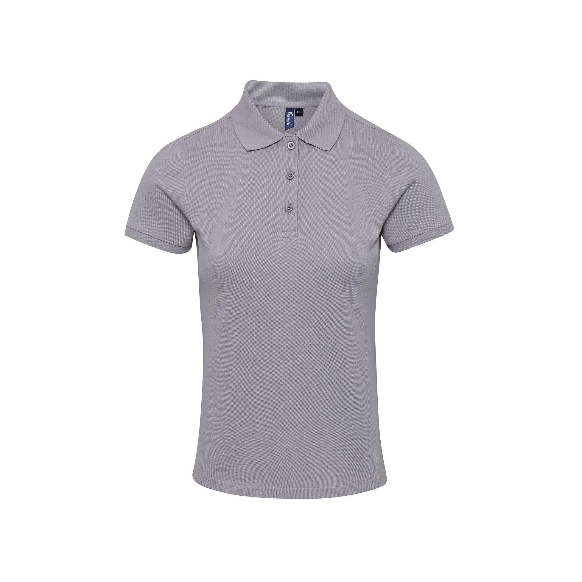 Premier Womens/Ladies Coolchecker Plus Piqu Polo With CoolPlus
