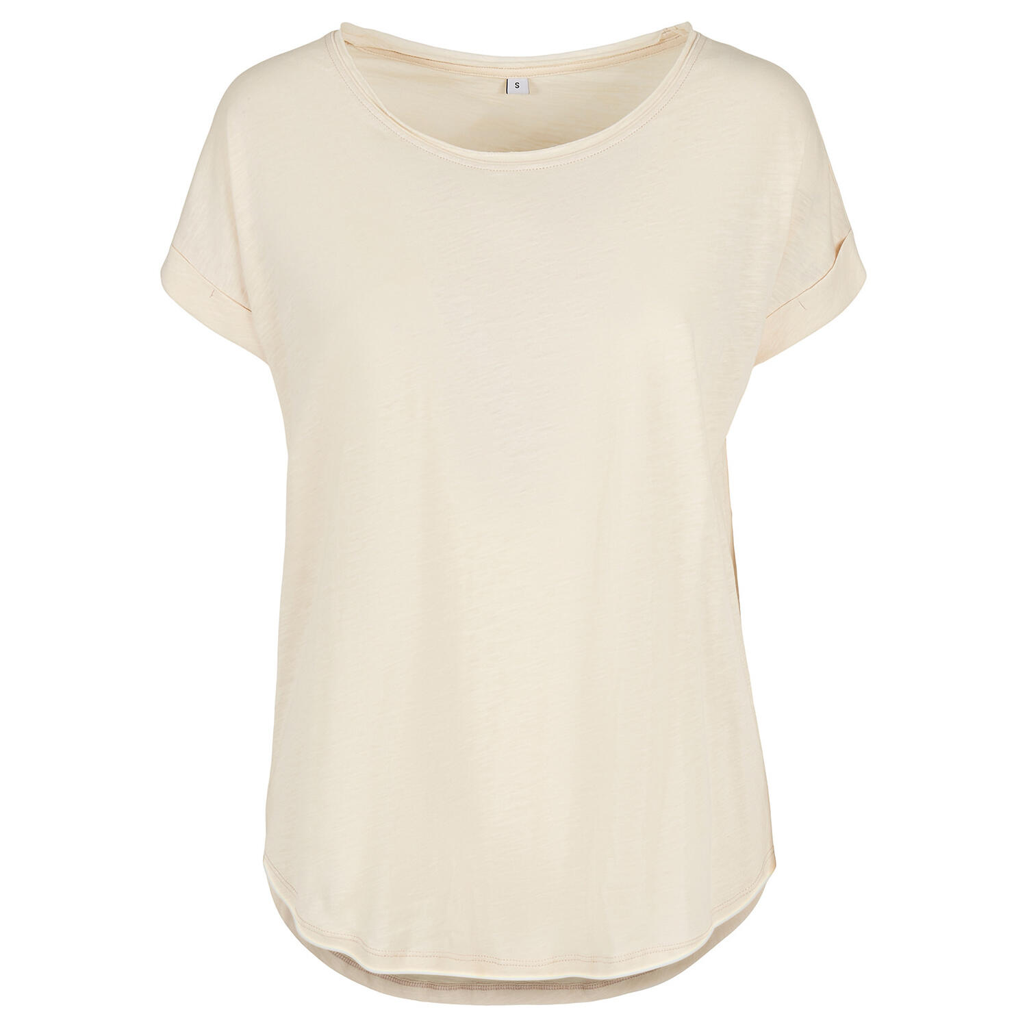 Build Your Brand Womens/Ladies Long Slub T-Shirt