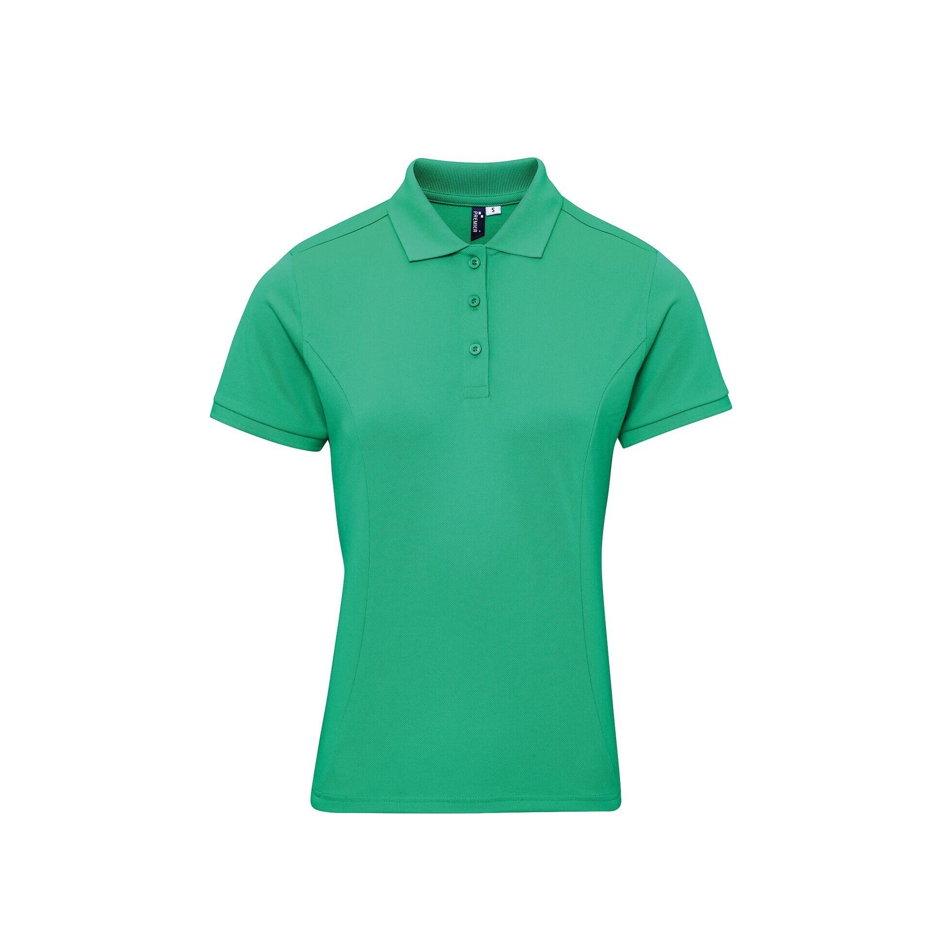 Premier Womens/Ladies Coolchecker Plus Piqu Polo With CoolPlus