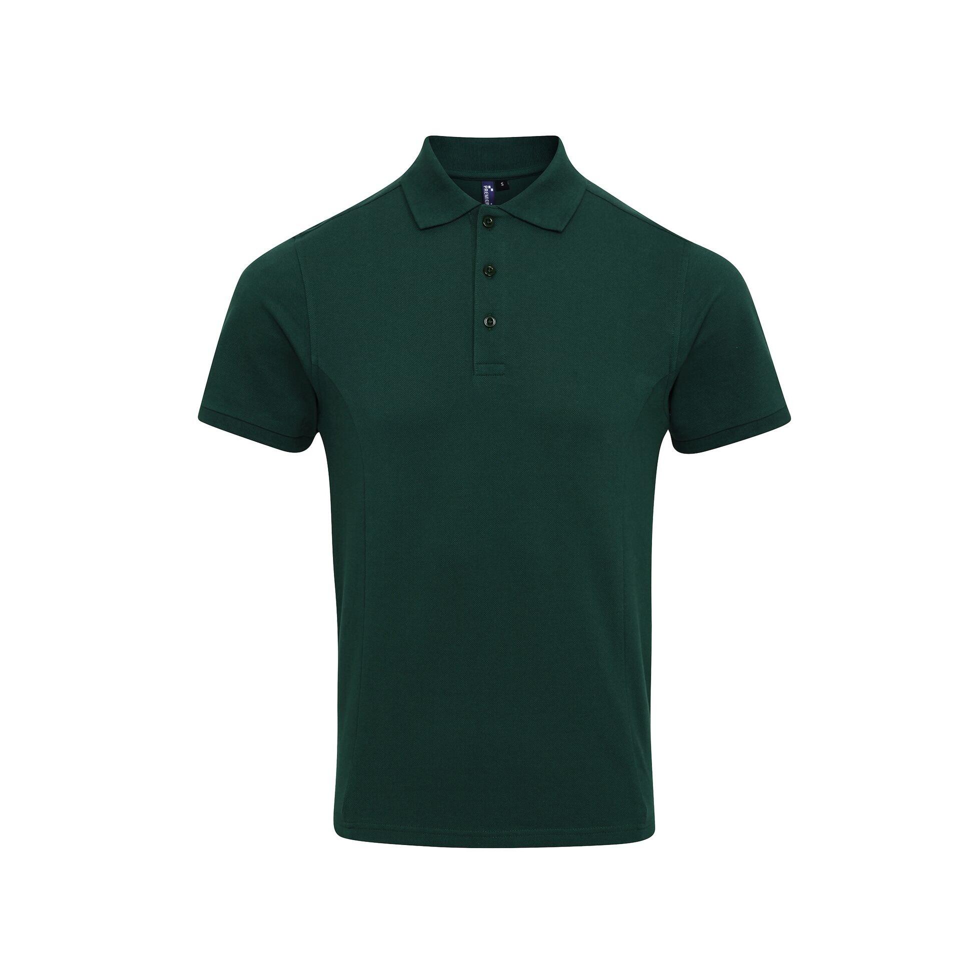 Premier Mens Coolchecker Plus Pique Polo With CoolPlus