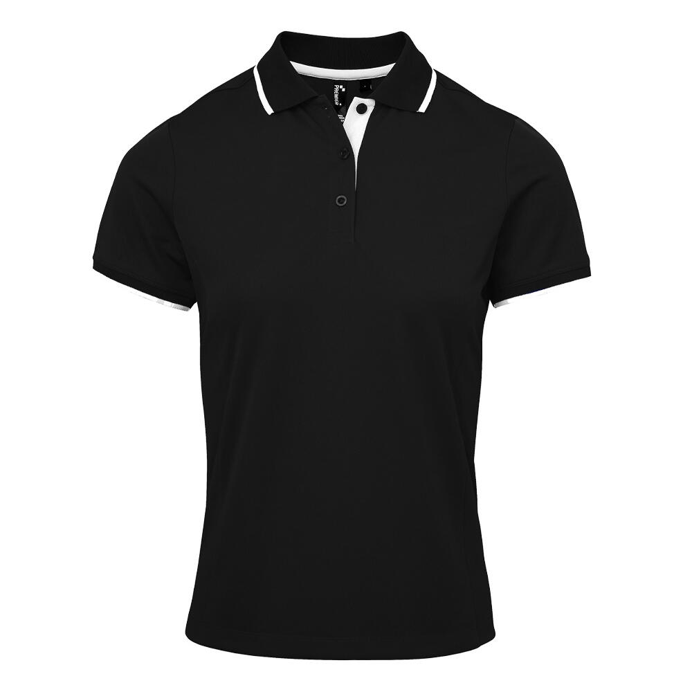 Premier Womens/Ladies Coolchecker Contrast Pique Polo Shirt