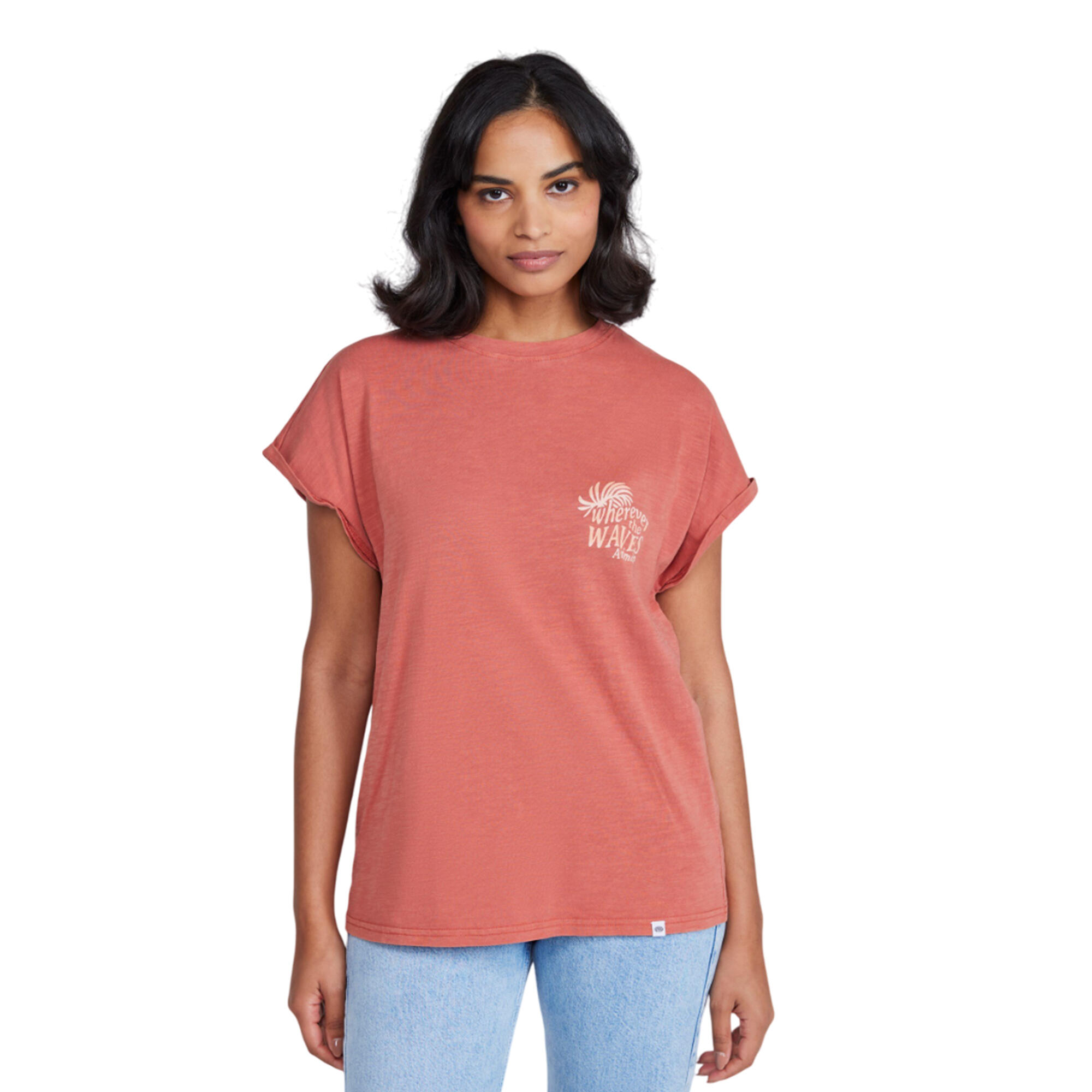 Animal Womens/Ladies Wherever The Waves Holly Logo T-Shirt