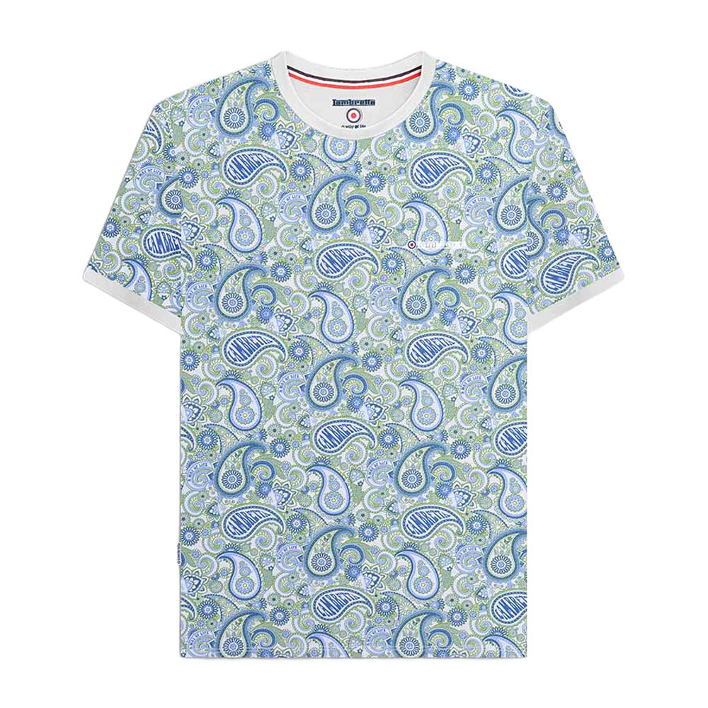 Lambretta Mens SS25 Paisley T-Shirt