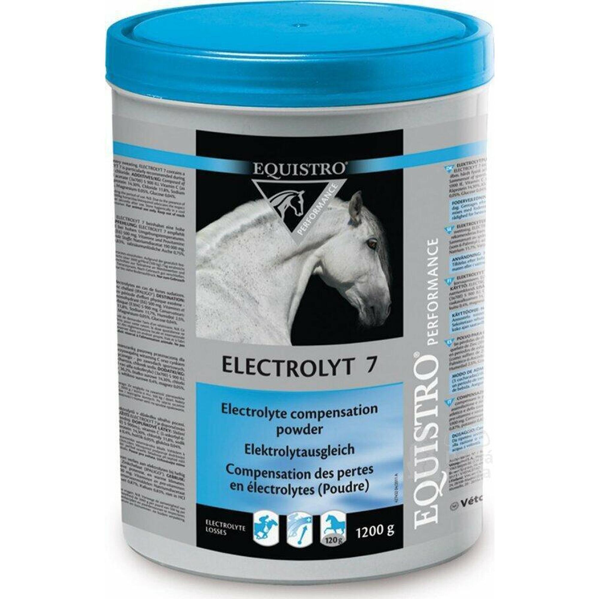 VETOQUINOL Equistro Electrolyt 7 1200g Doplňkové krmivo pro koně