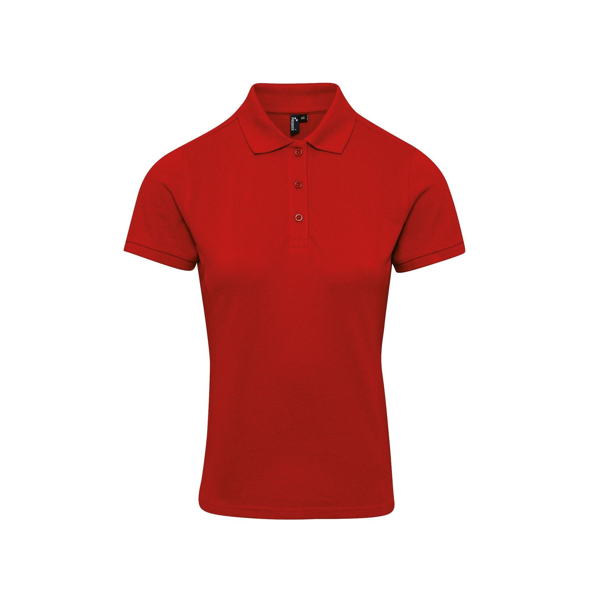 Premier Womens/Ladies Coolchecker Plus Piqu Polo With CoolPlus