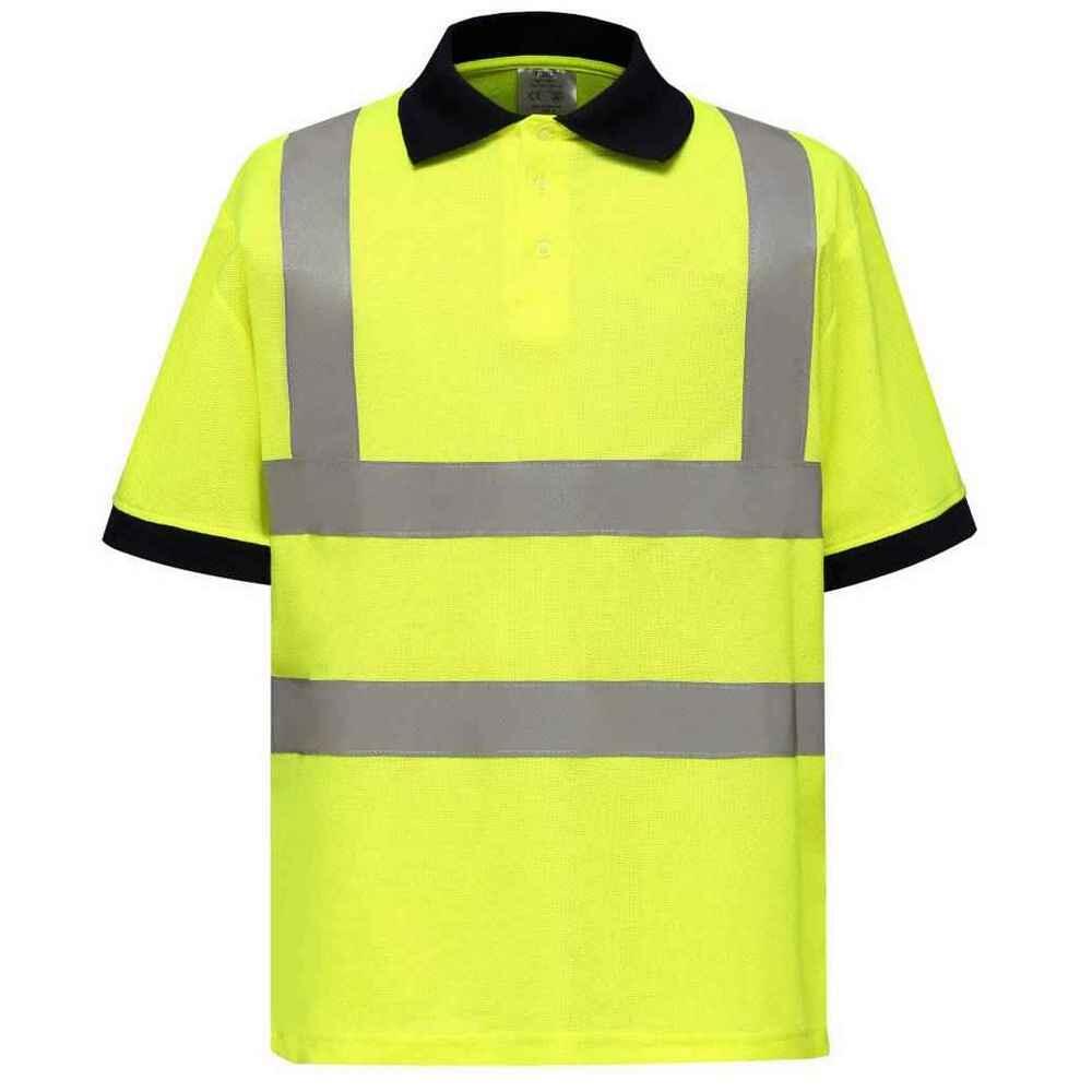 Yoko Unisex Adult Hi-Vis Short-Sleeved Polo Shirt
