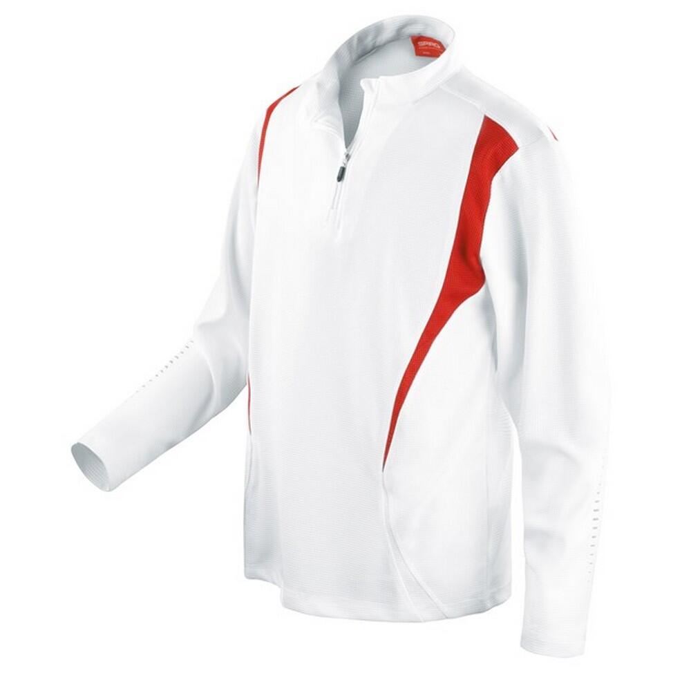 Spiro Unisex Adult Trial Zip Neck Training Top