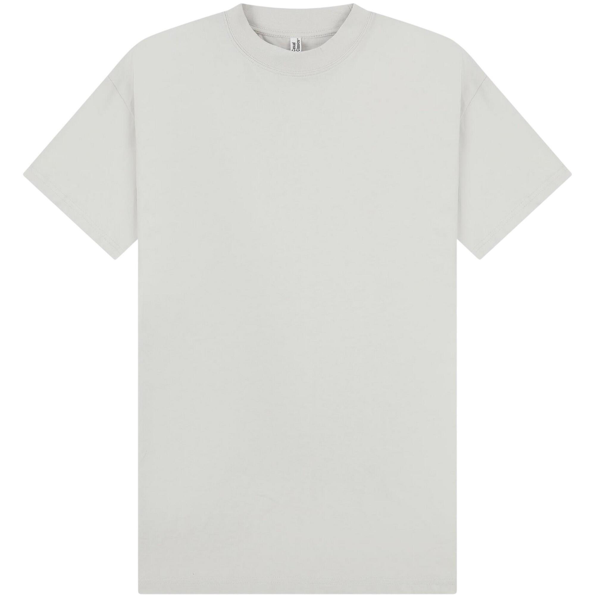 Casual Classics Unisex Adult Combed Ringspun Cotton Extended Neckline Tall
