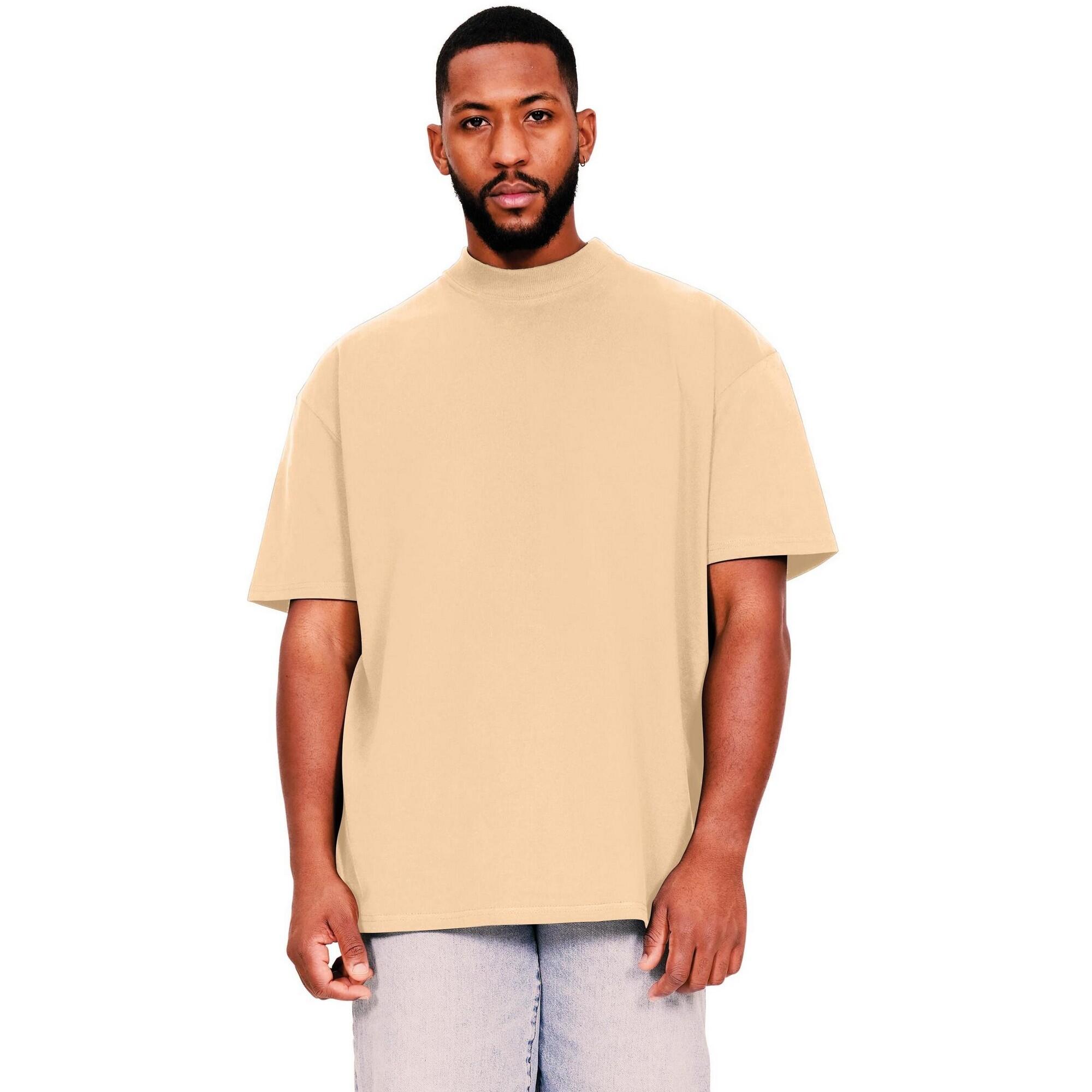 Casual Classics Mens Ringspun Cotton Extended Neckline Tall Oversized T-Shirt