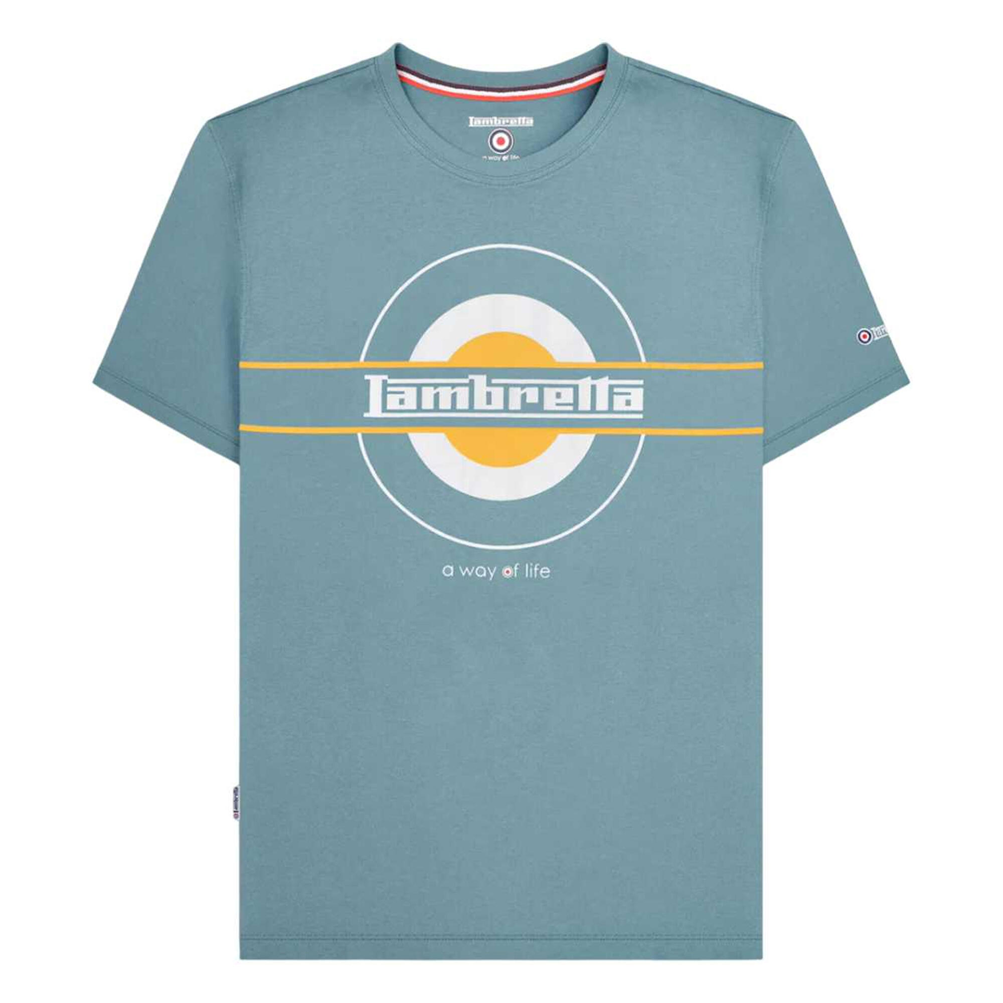 Lambretta Mens Neo SS25 Target T-Shirt