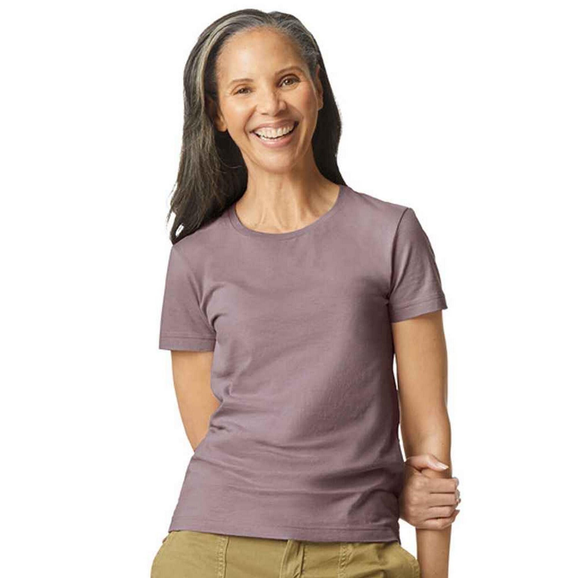 Gildan Womens/Ladies Softstyle Plain Ringspun Cotton Fitted T-Shirt