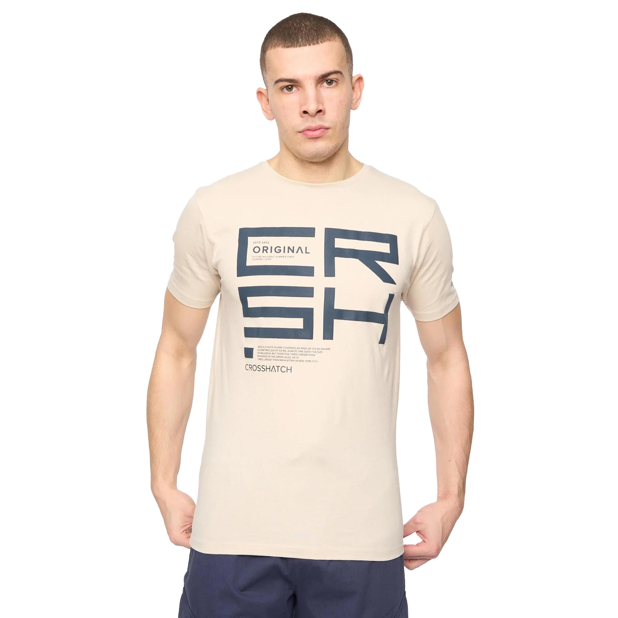 Crosshatch Mens Squarebox T-Shirt