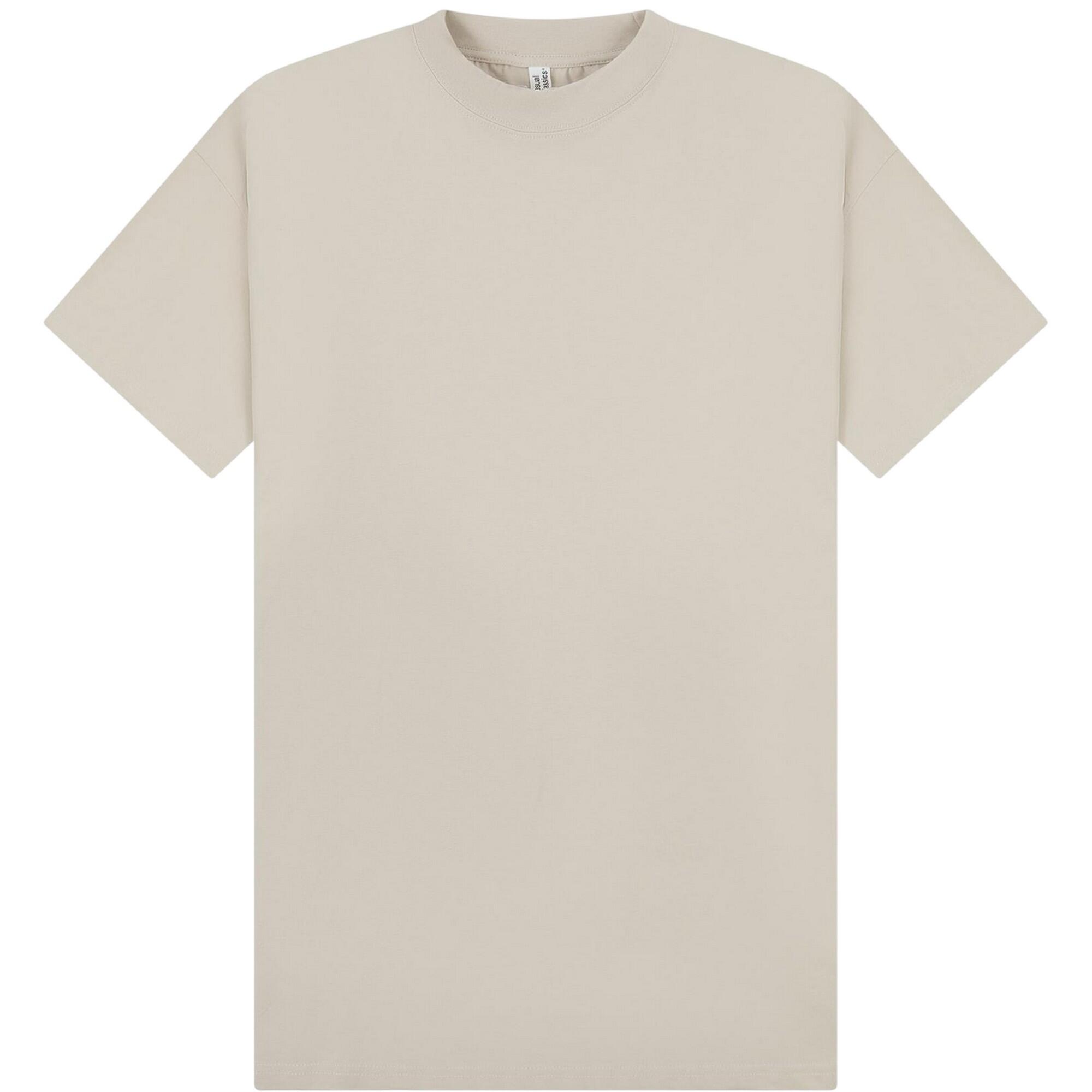 Casual Classics Unisex Adult Combed Ringspun Cotton Extended Neckline Tall