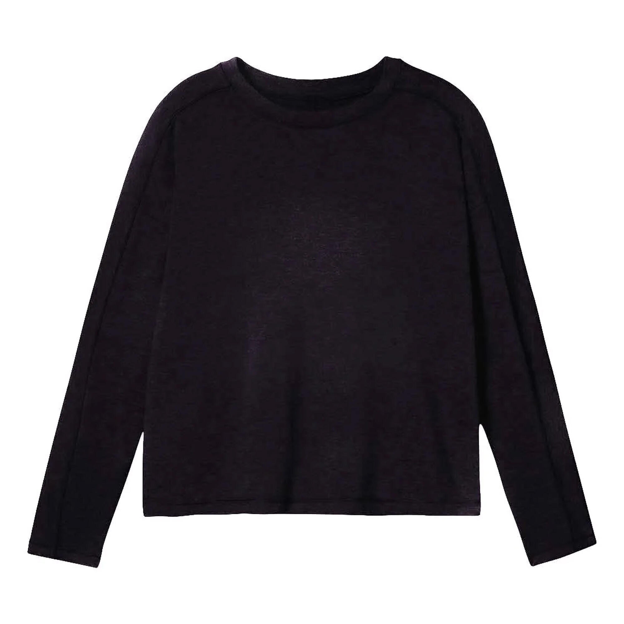 Girlfriend Collective Womens/Ladies Reset Fitted Long-Sleeved T-Shirt