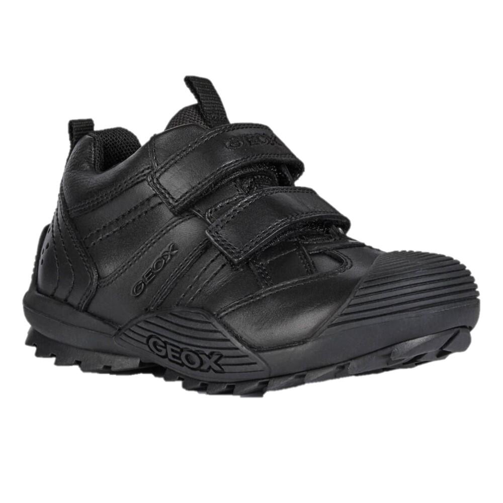 Geox Childrens/Kids J Savage A Leather School Shoes