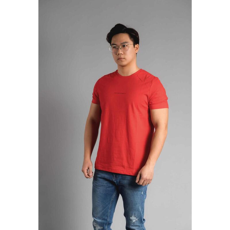 La camiseta 'The Classic' - Fitness - Hombre - Roja