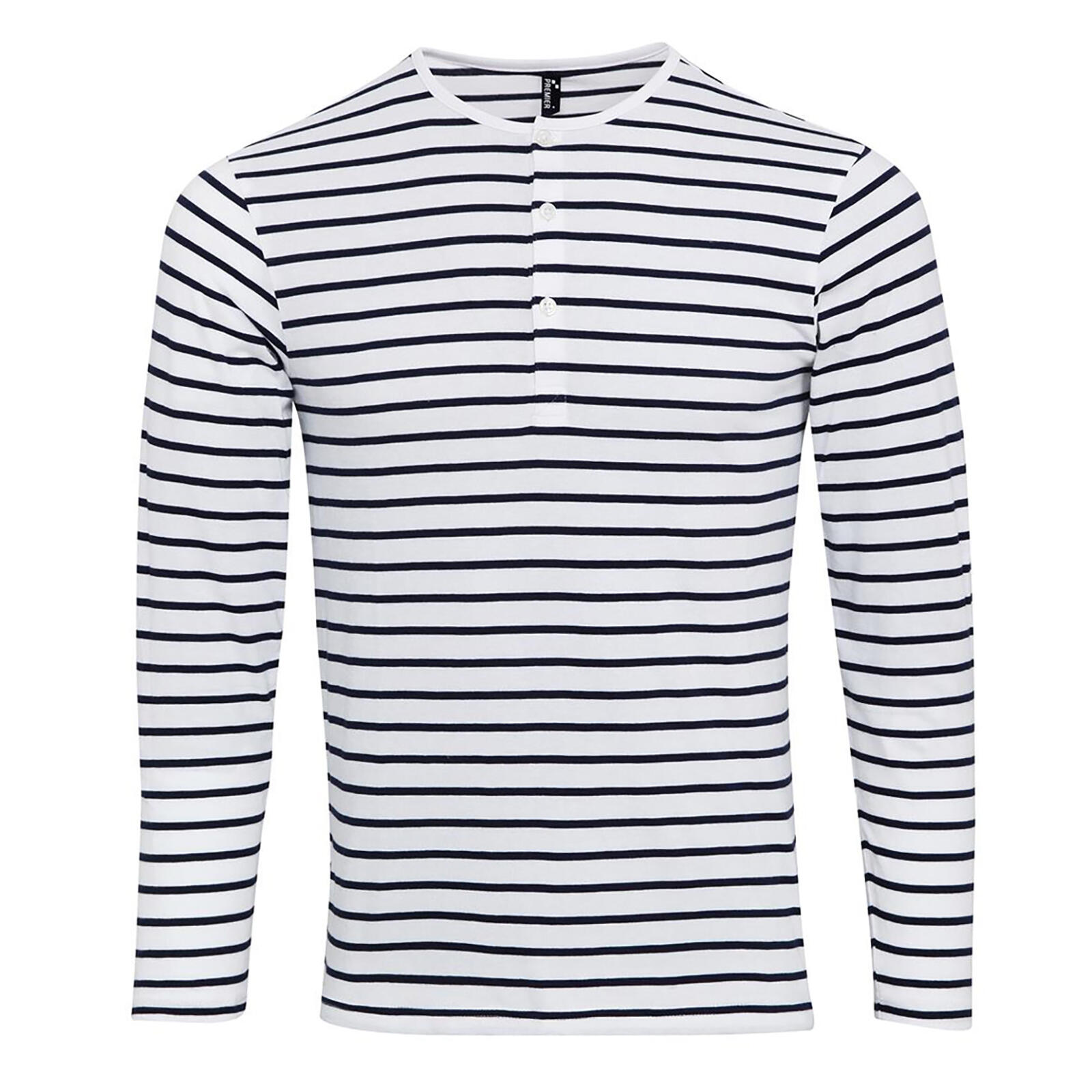 Premier Mens Long John Roll Sleeve Tee