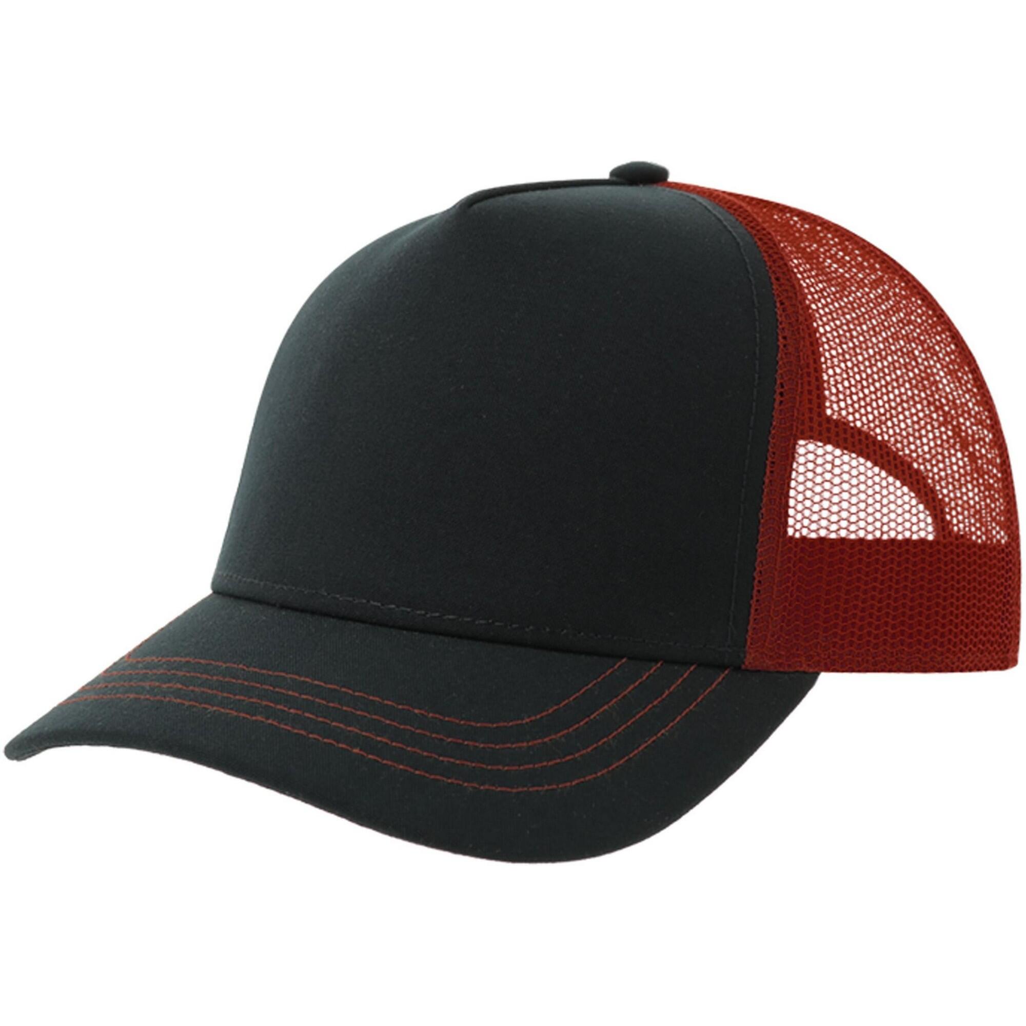 Atlantis Unisex Adult Rapper 5 Panel Canvas Recycled Trucker Cap