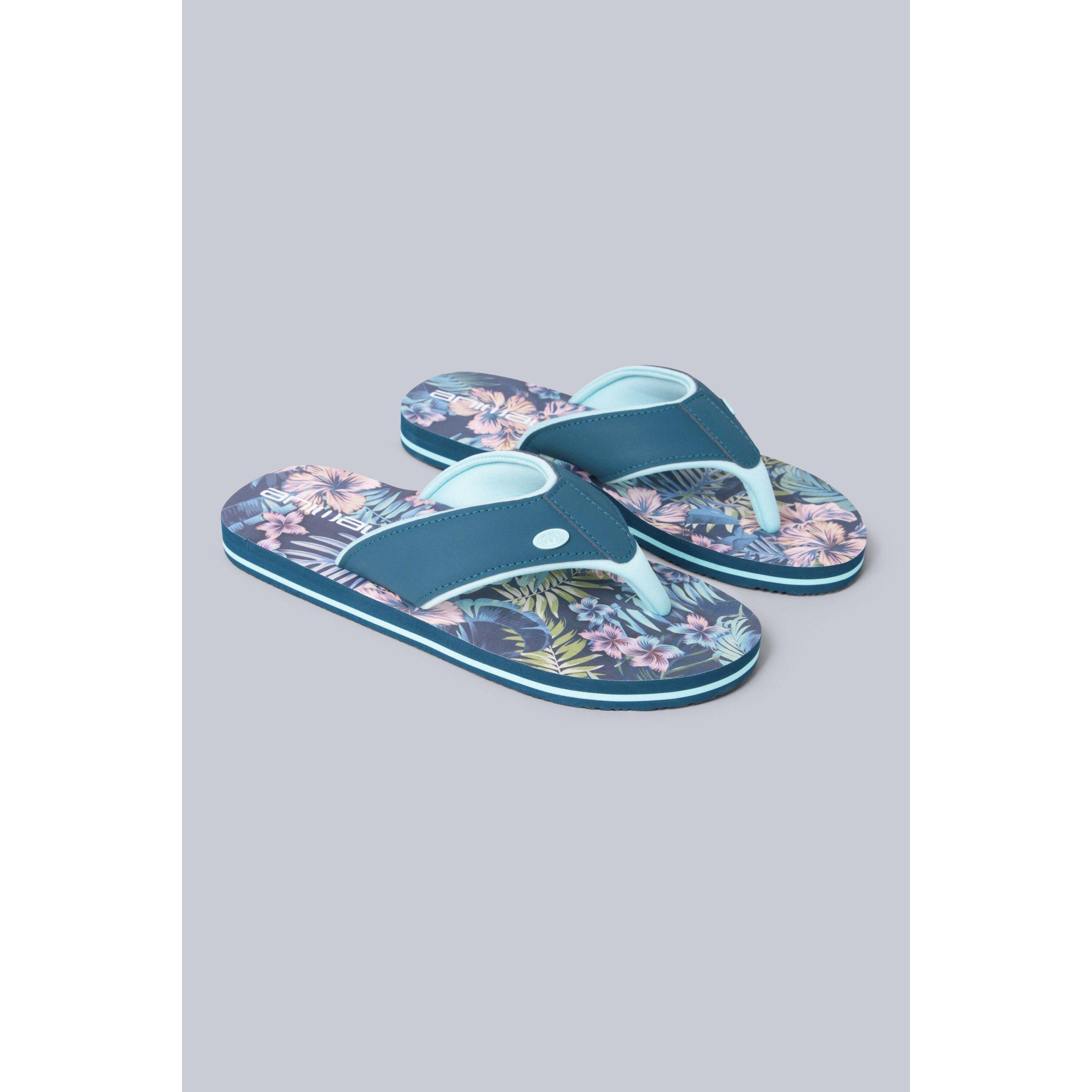 Animal Womens/Ladies Leaf Print Recycled Flip Flops