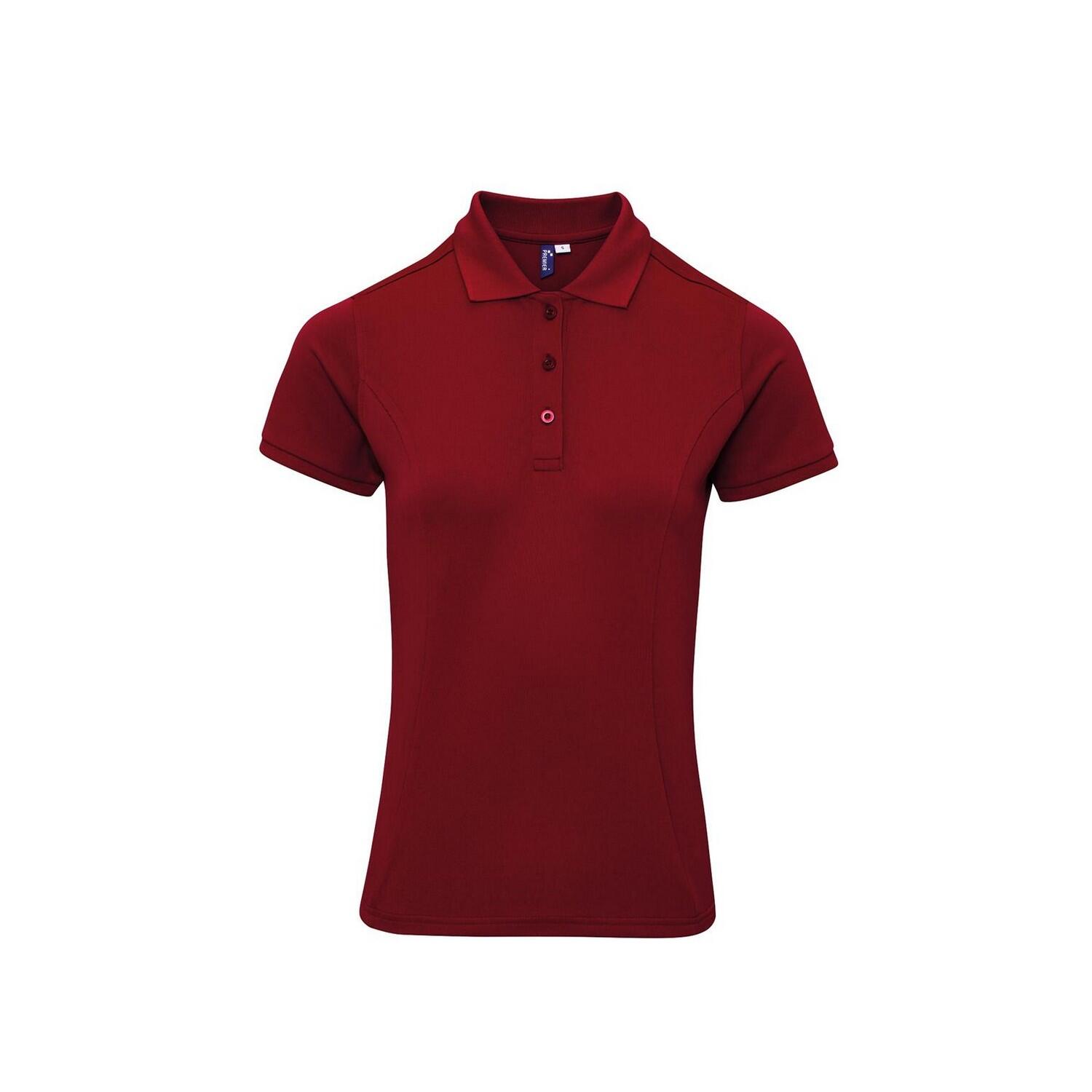Premier Womens/Ladies Coolchecker Plus Polo Shirt