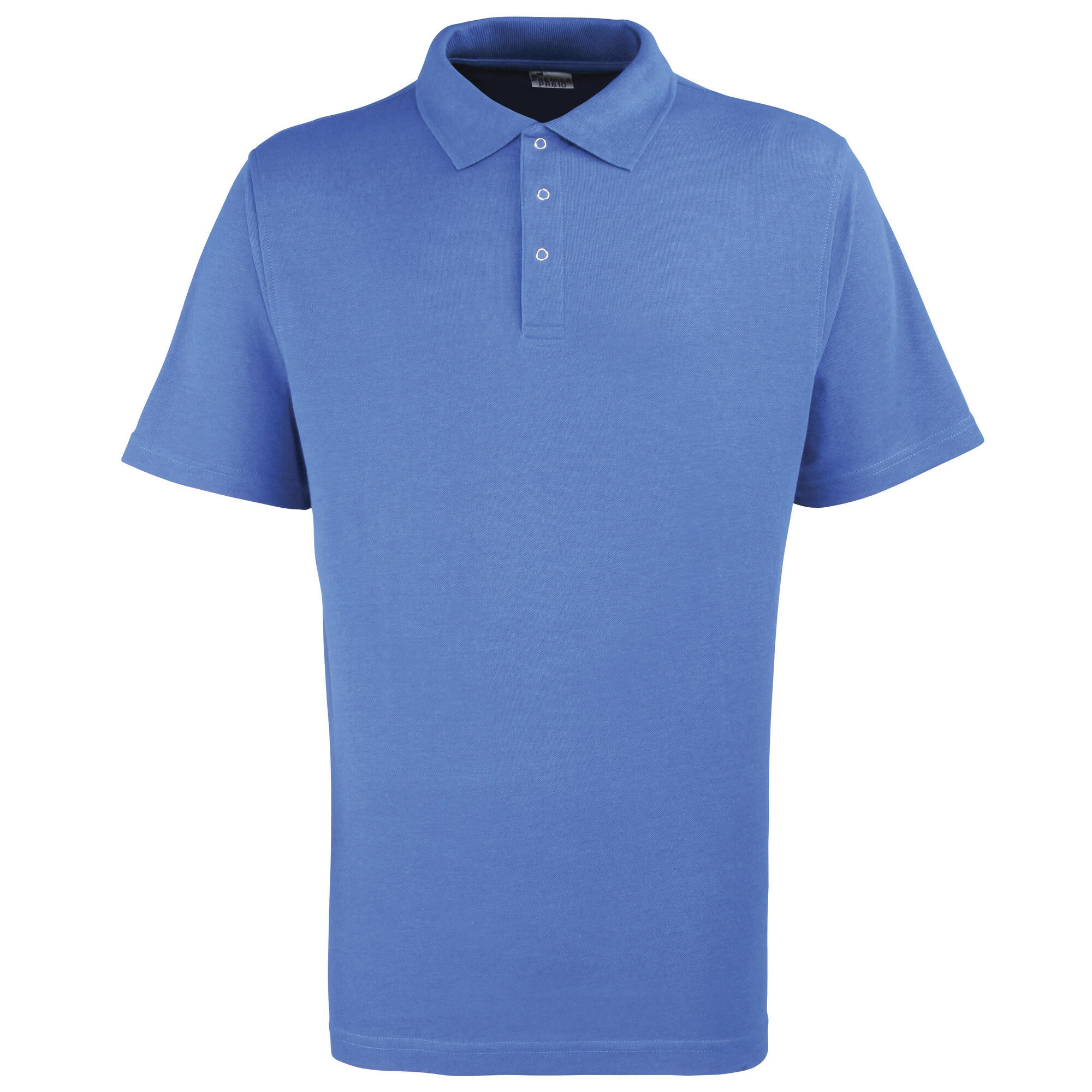 Premier Mens Stud Heavyweight Plain Pique Polo Shirt