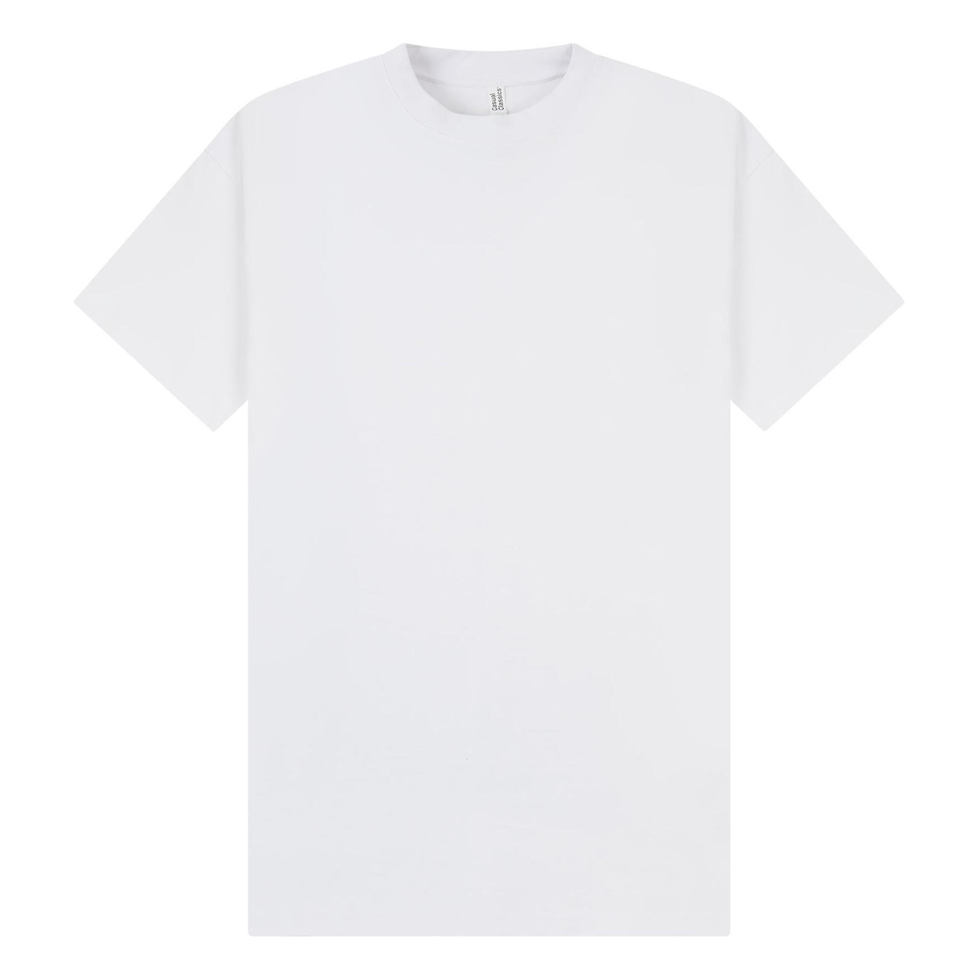 Casual Classics Unisex Adult Supreme Organic Combed Extended Neckline Oversized