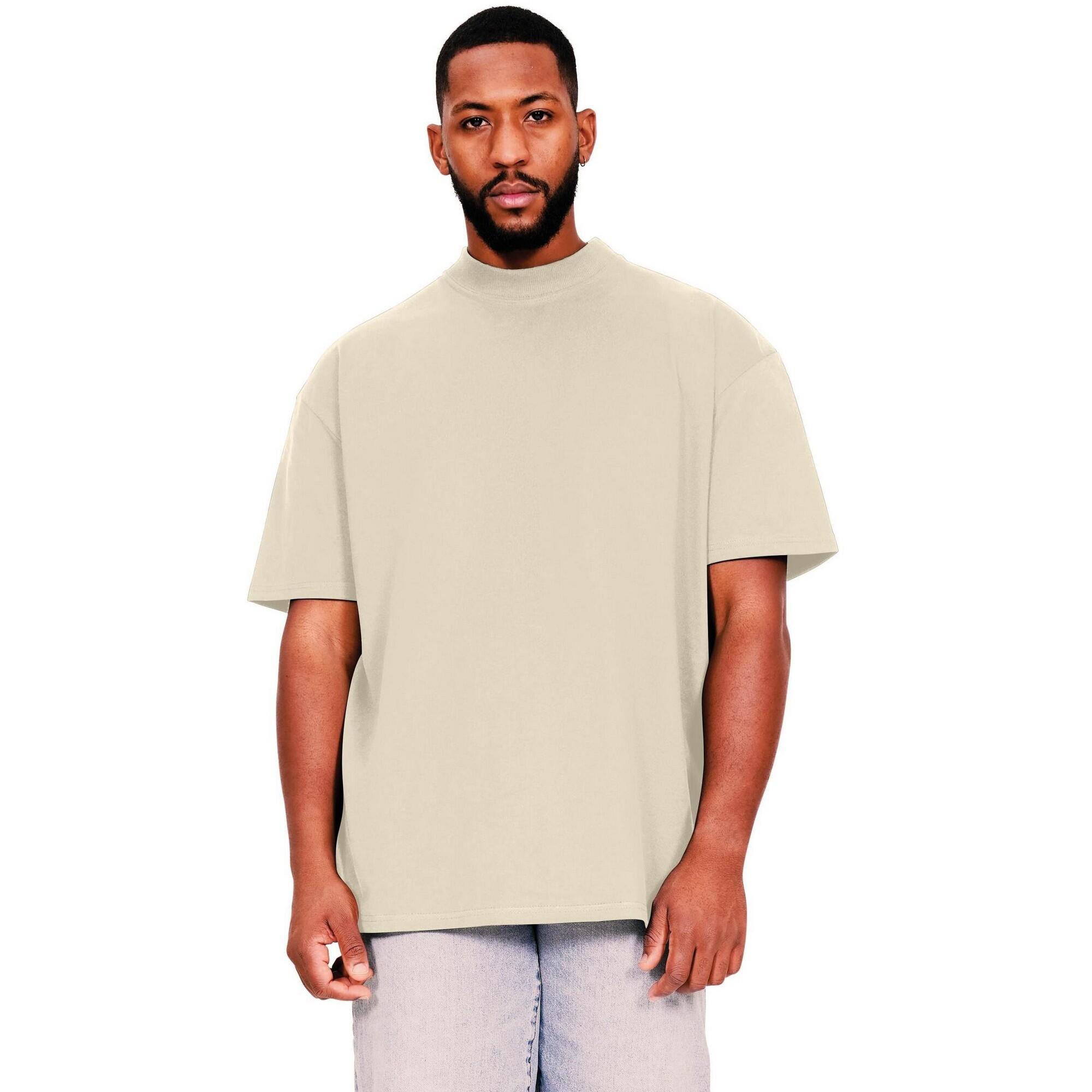 Casual Classics Mens Ringspun Cotton Extended Neckline Tall Oversized T-Shirt