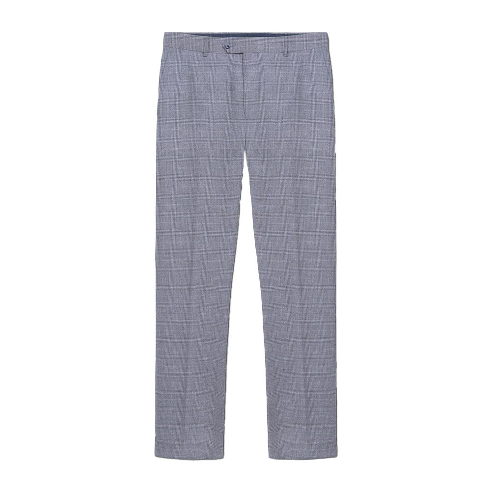 Lambretta Mens Dawson Checked Suit Trousers