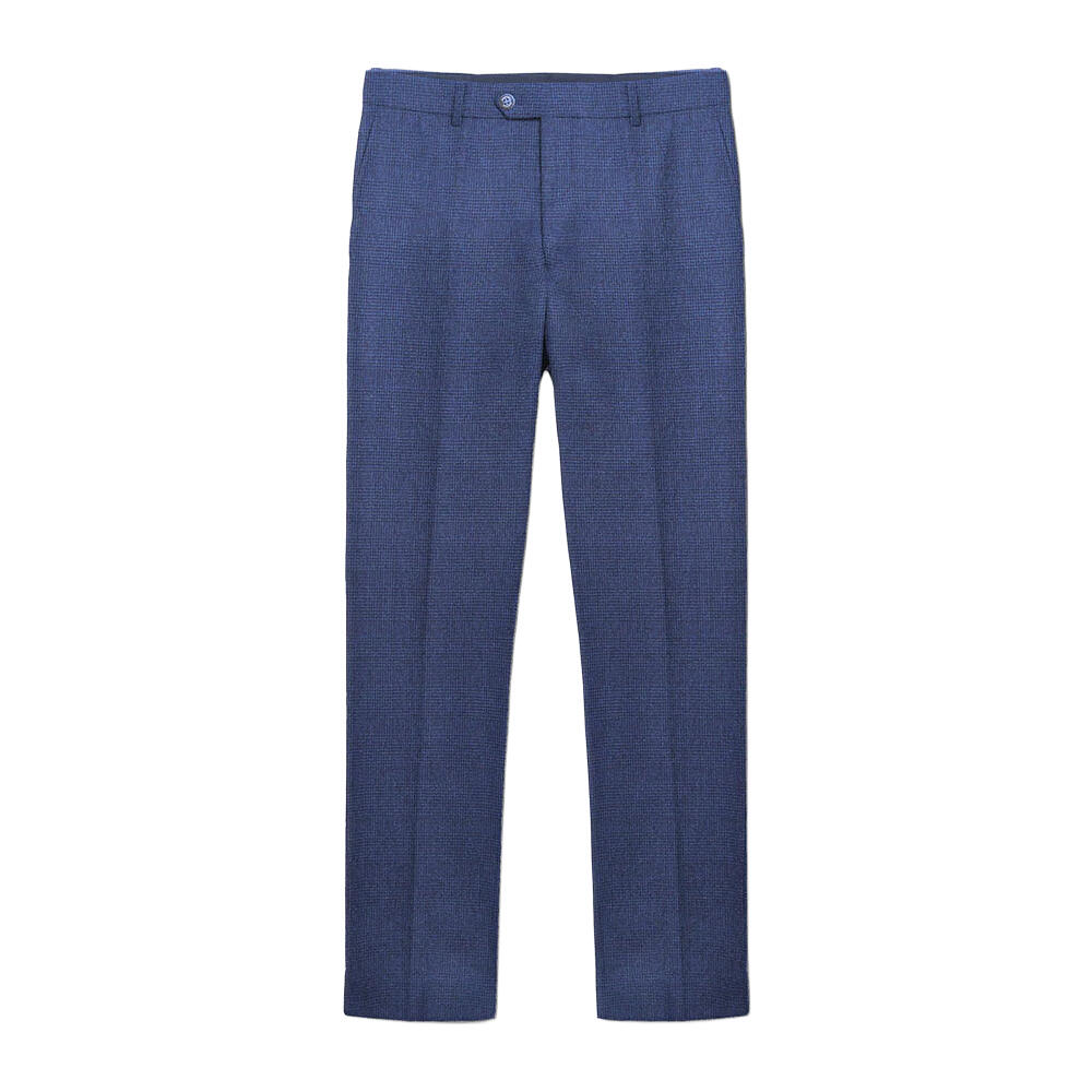 Lambretta Mens Spencer Checked Suit Trousers