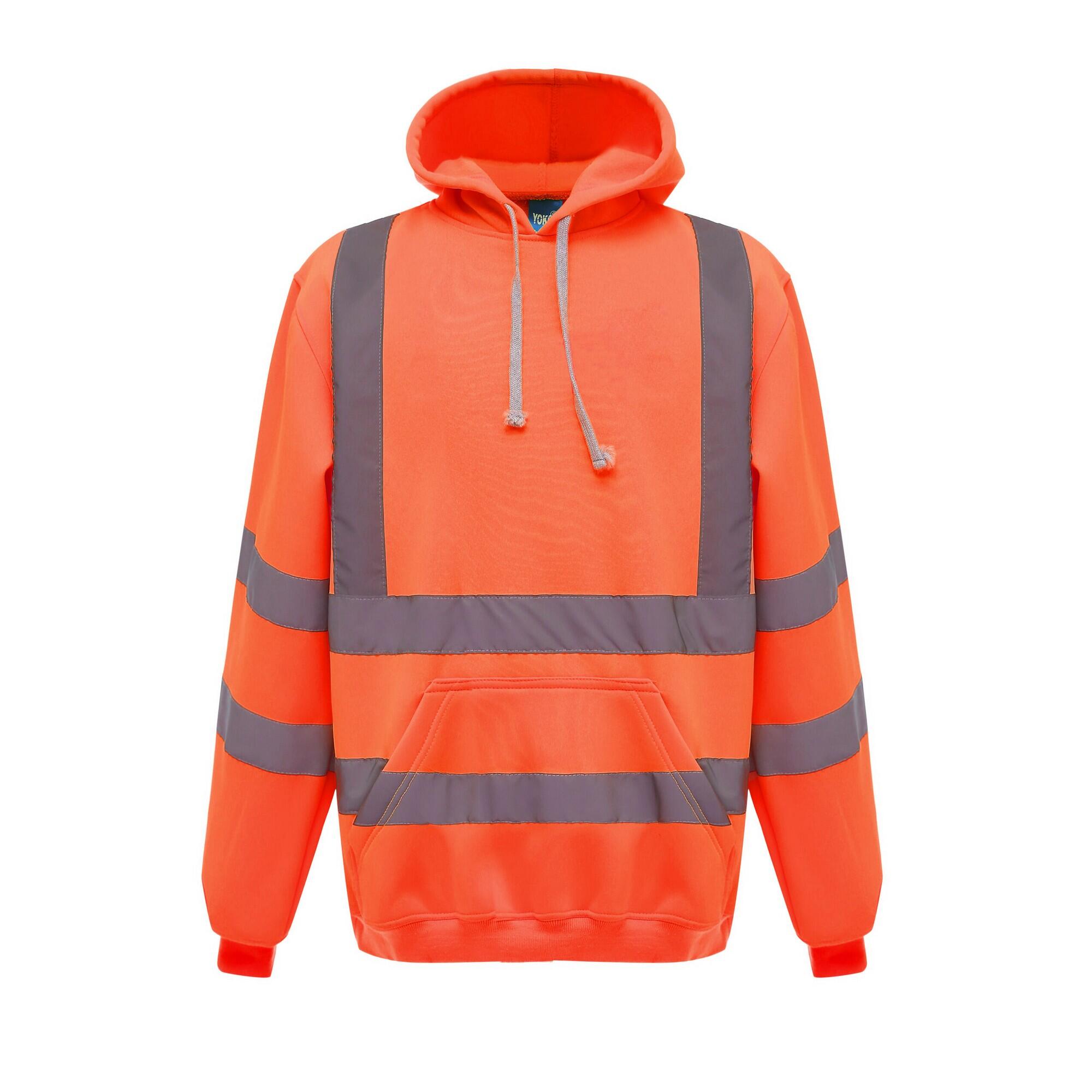 Yoko Mens Hi-Vis Pullover Hoodie