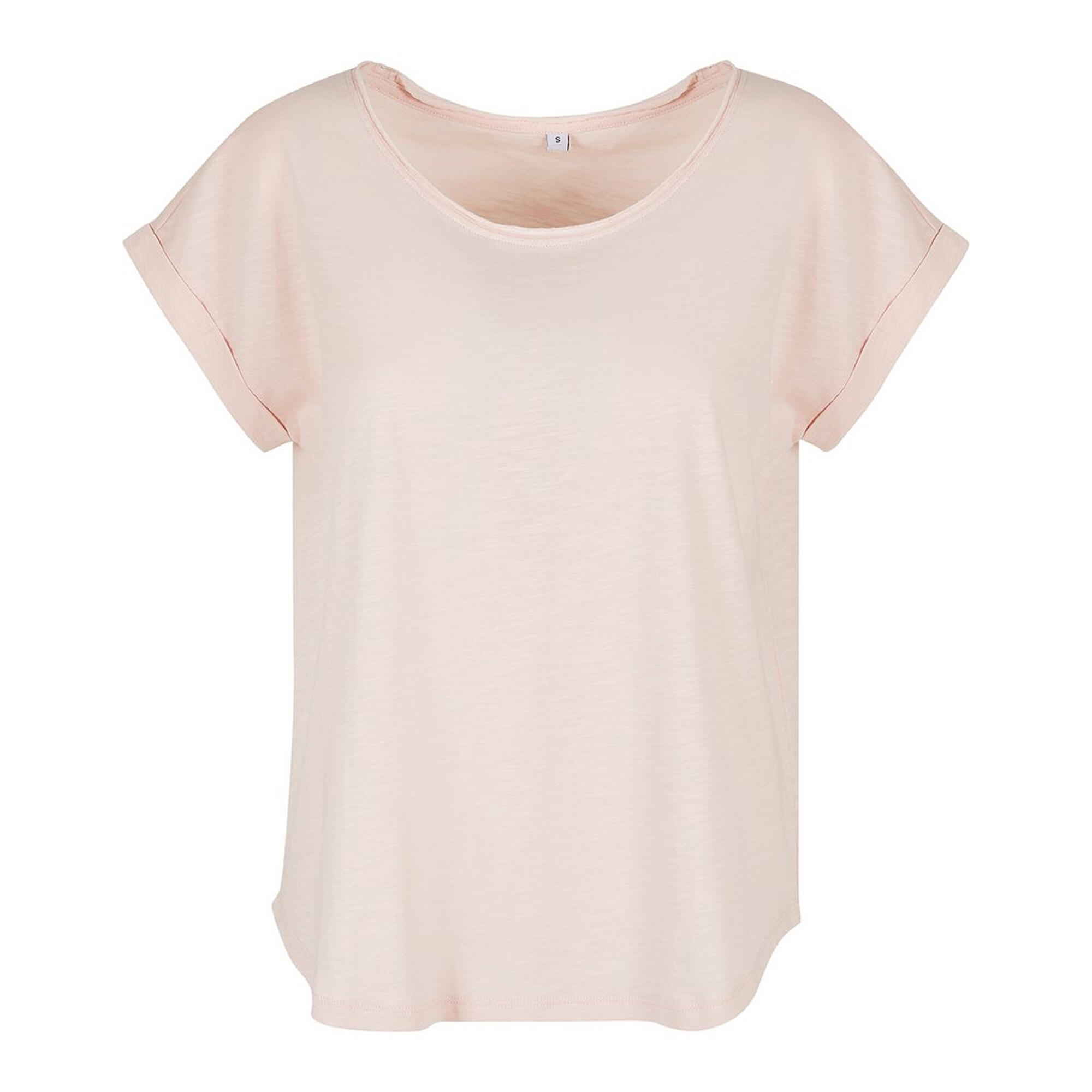 Build Your Brand Womens/Ladies Long Slub T-Shirt