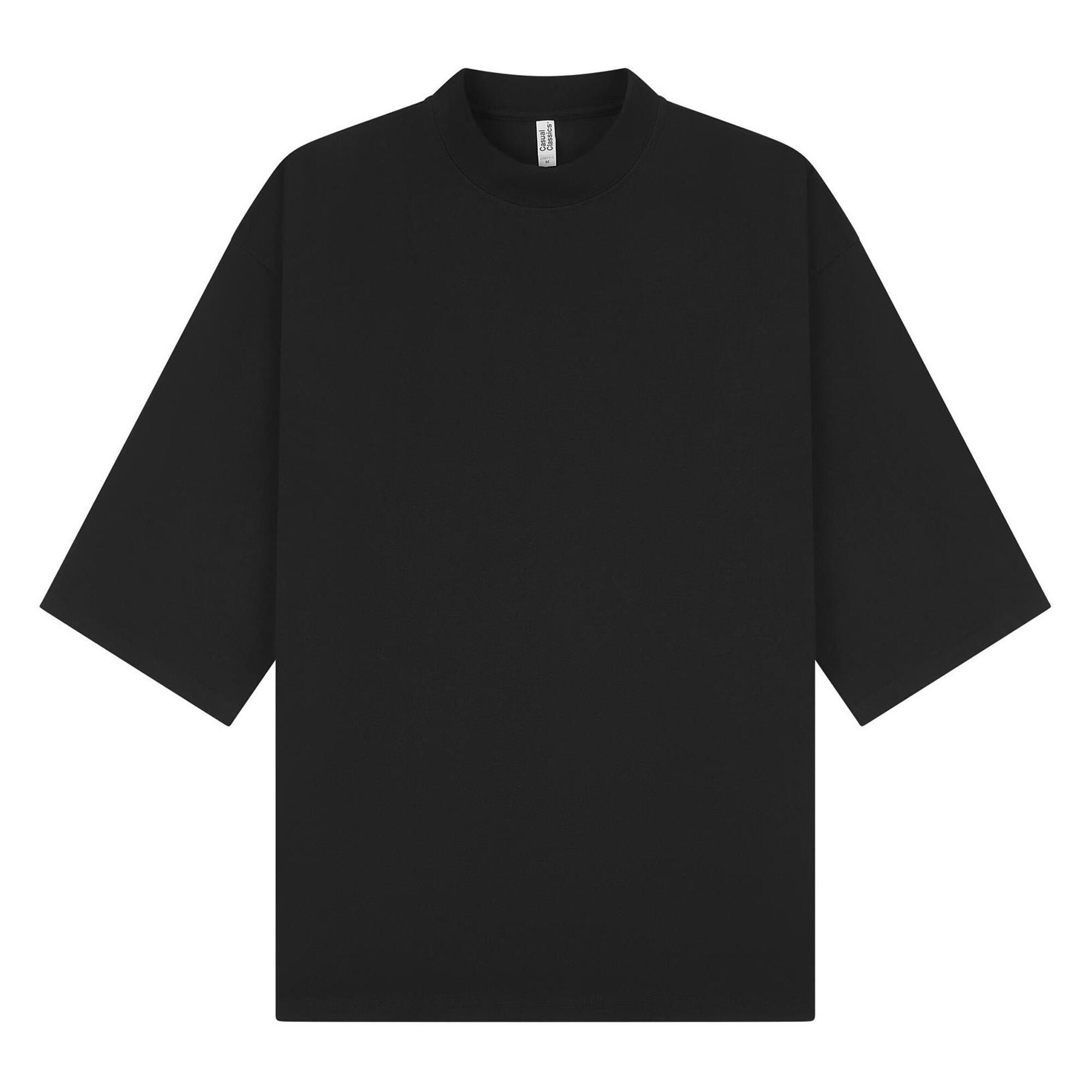 Casual Classics Unisex Adult Combed Ringspun Cotton Extended Neckline Oversized