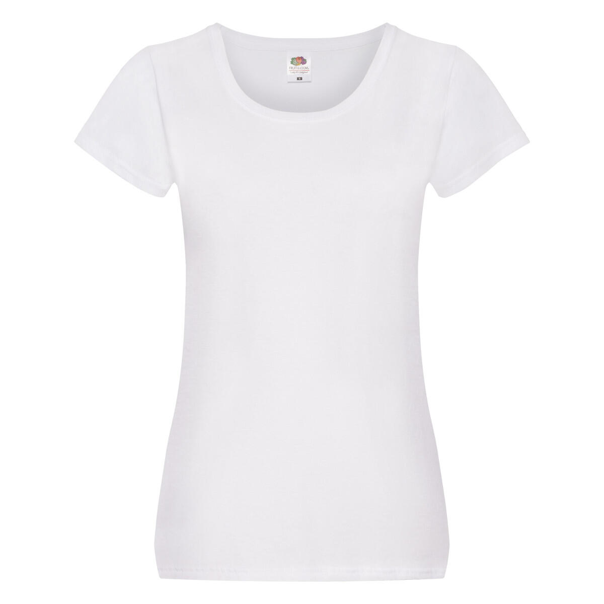 Fruit of the Loom Womens/Ladies Original Plain Lady Fit T-Shirt