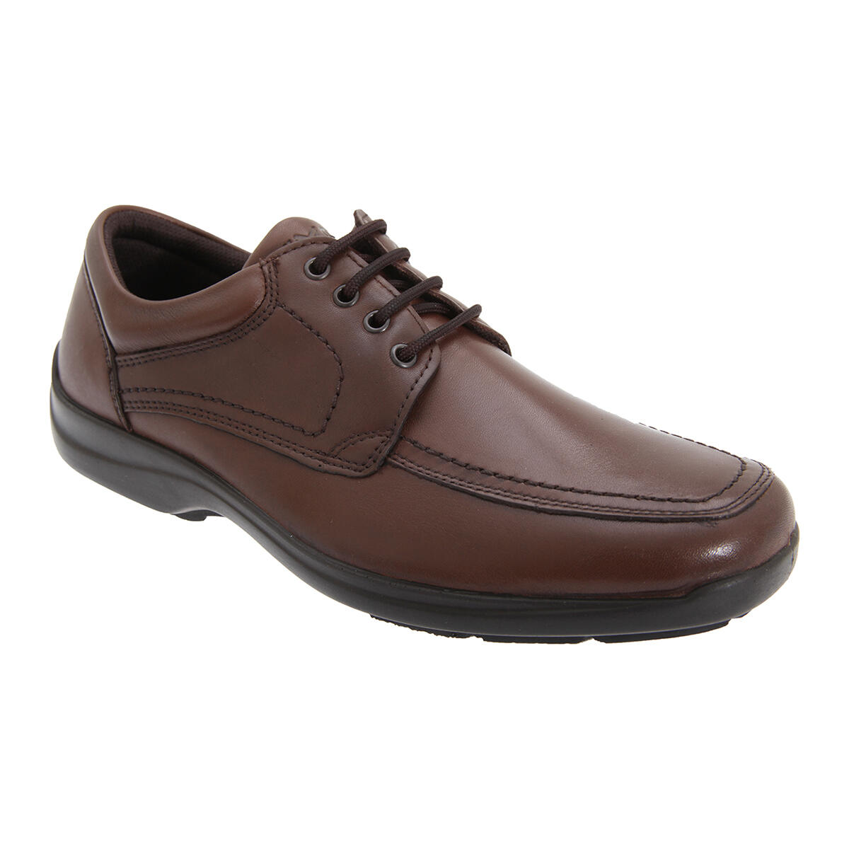 IMAC Mens Mudguard Panel Tie Leather Shoes