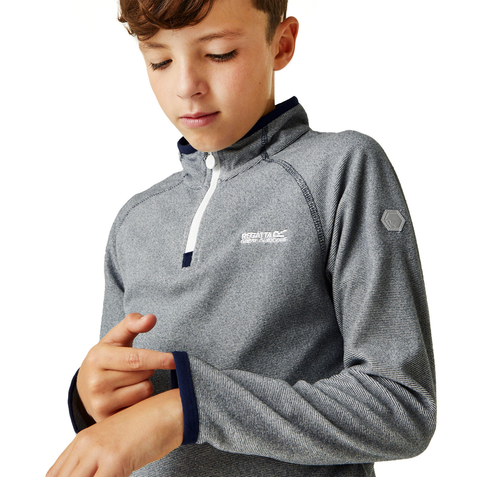 Pull mit halbem Reißverschluss für Kinder Regatta Loco 3/7