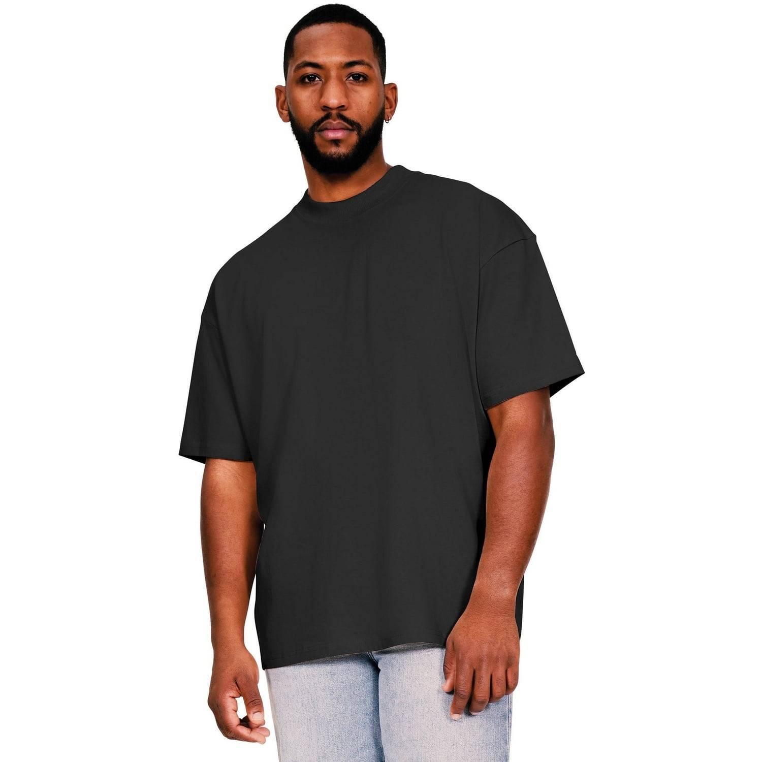 Casual Classics Unisex Adult Combed Ringspun Cotton Extended Neckline Tall