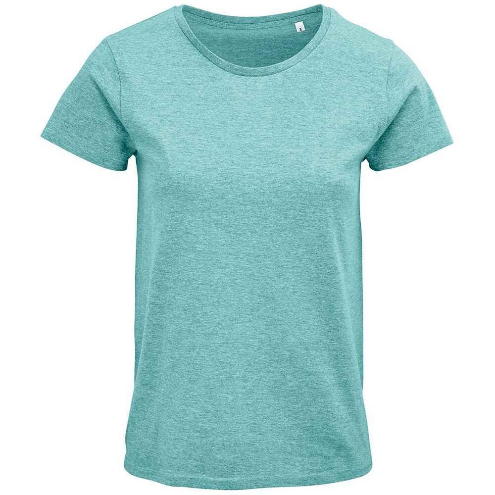 SOLS Womens/Ladies Crusader Heather Organic T-Shirt