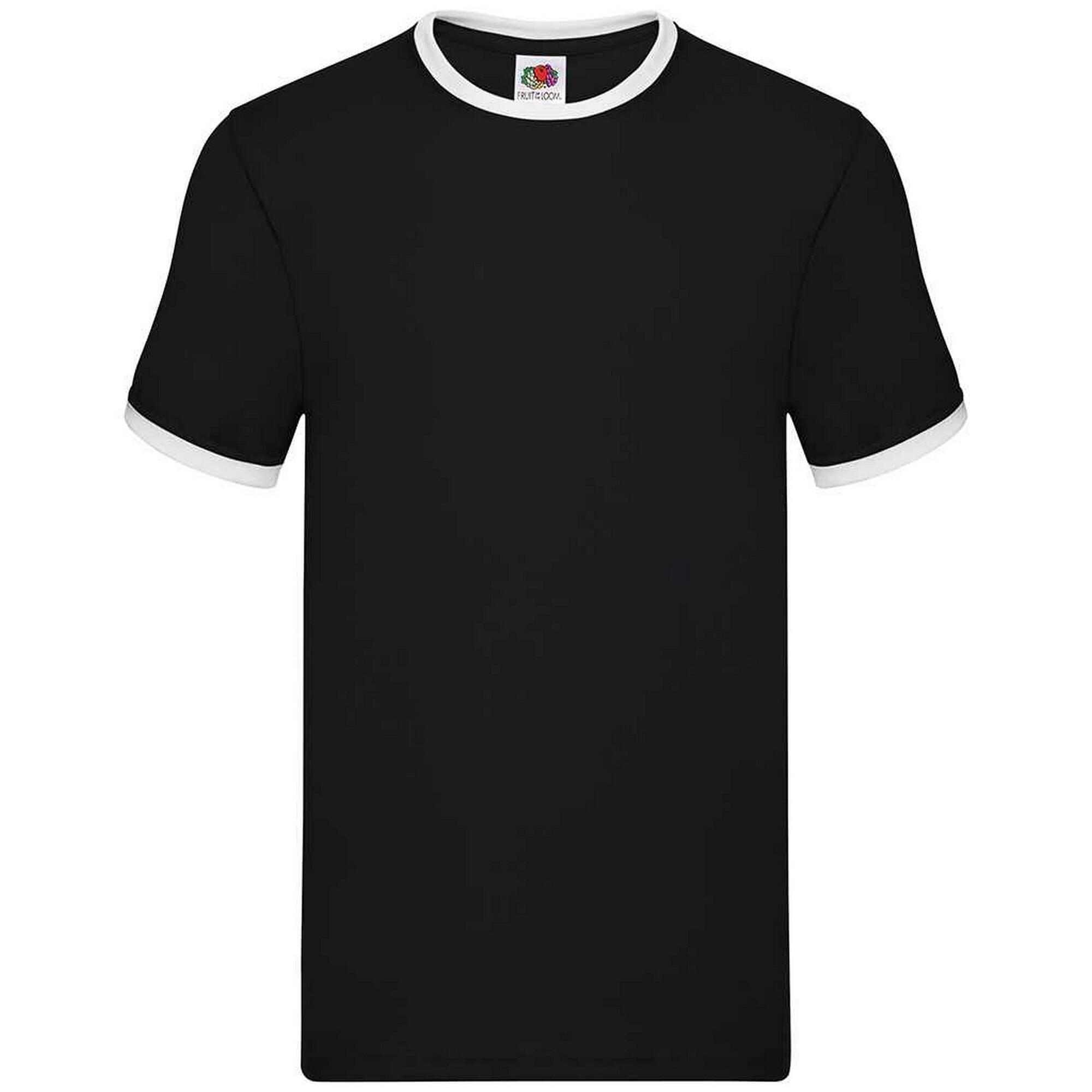 Fruit of the Loom Mens Ringer Contrast T-Shirt