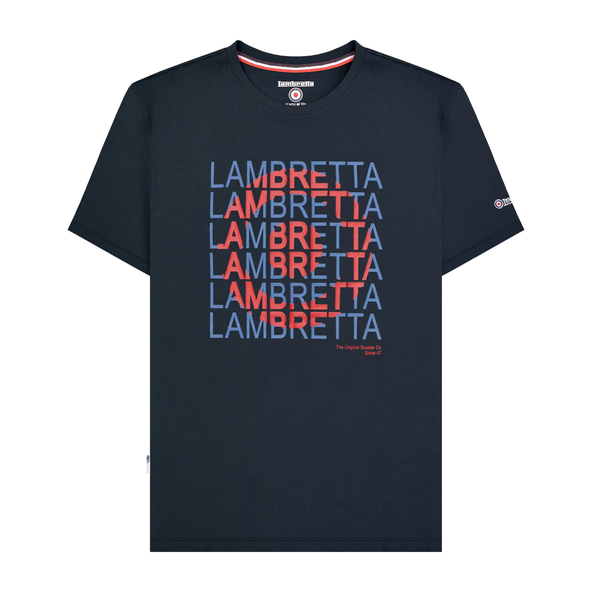 Lambretta Mens Heritage SS25 Target T-Shirt