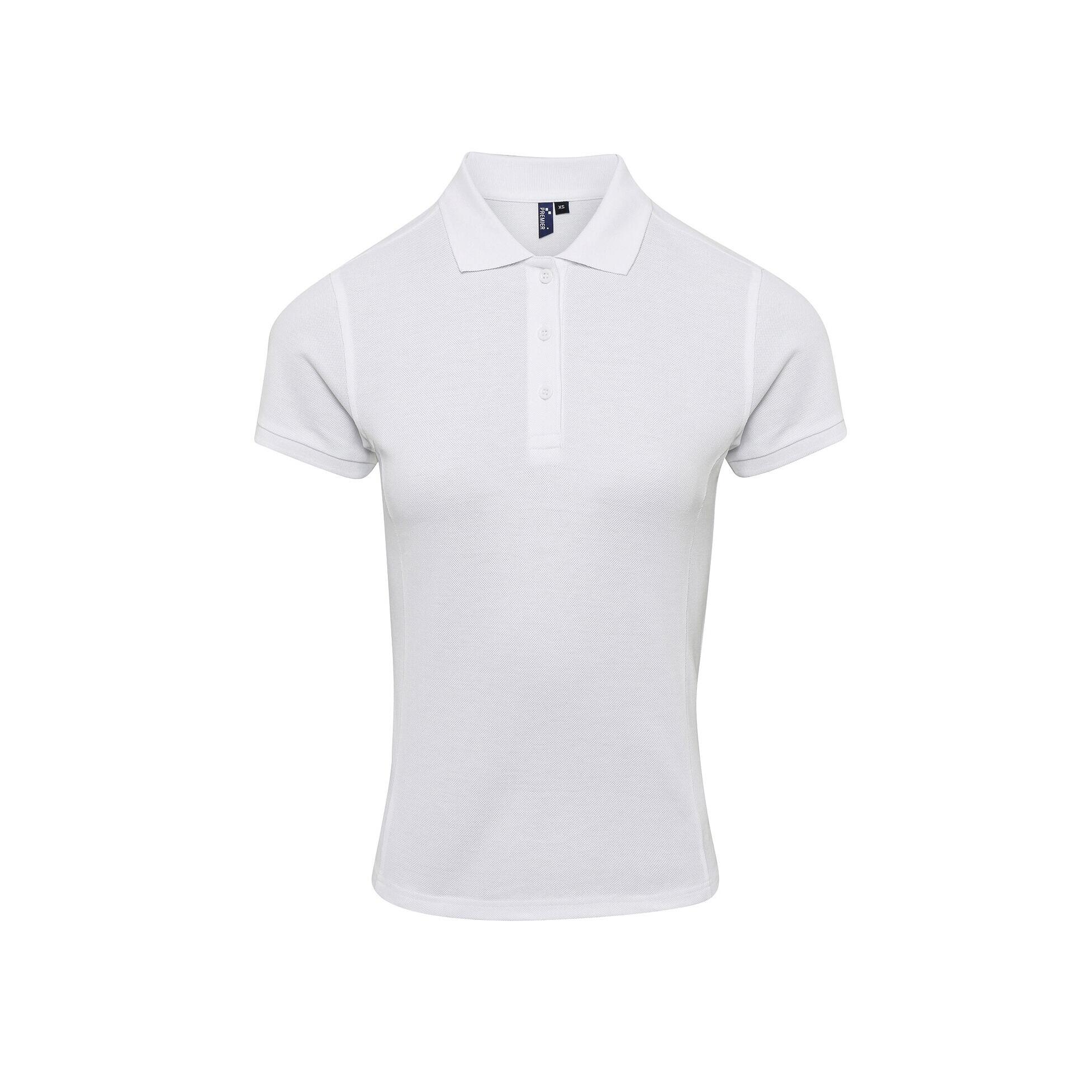 Premier Womens/Ladies Coolchecker Plus Piqu Polo With CoolPlus