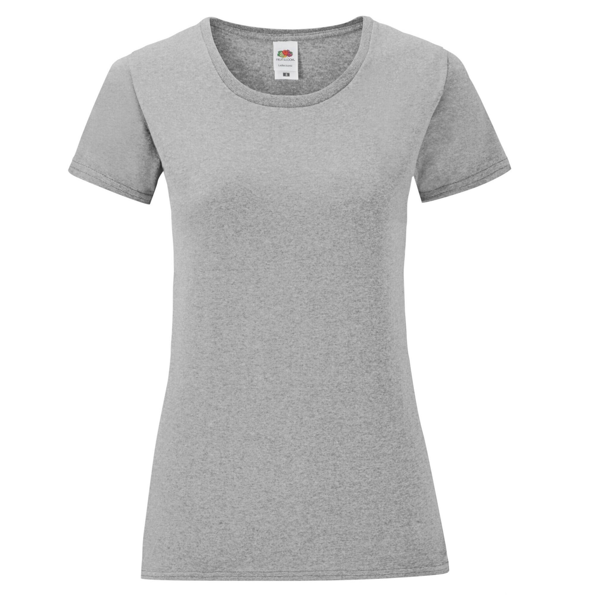 Fruit of the Loom Womens/Ladies Iconic Heather T-Shirt