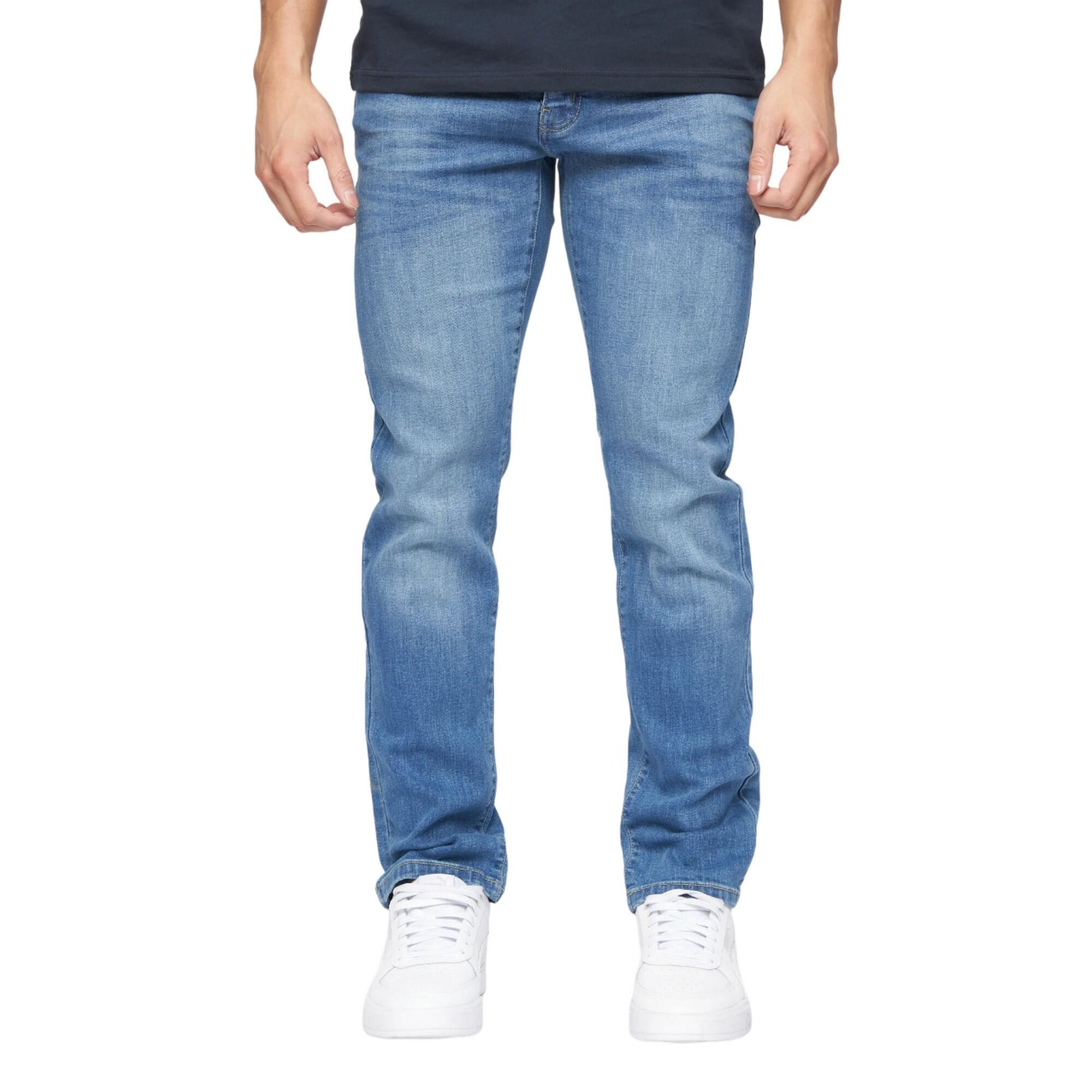 Crosshatch Mens Farrowed Stretch Jeans