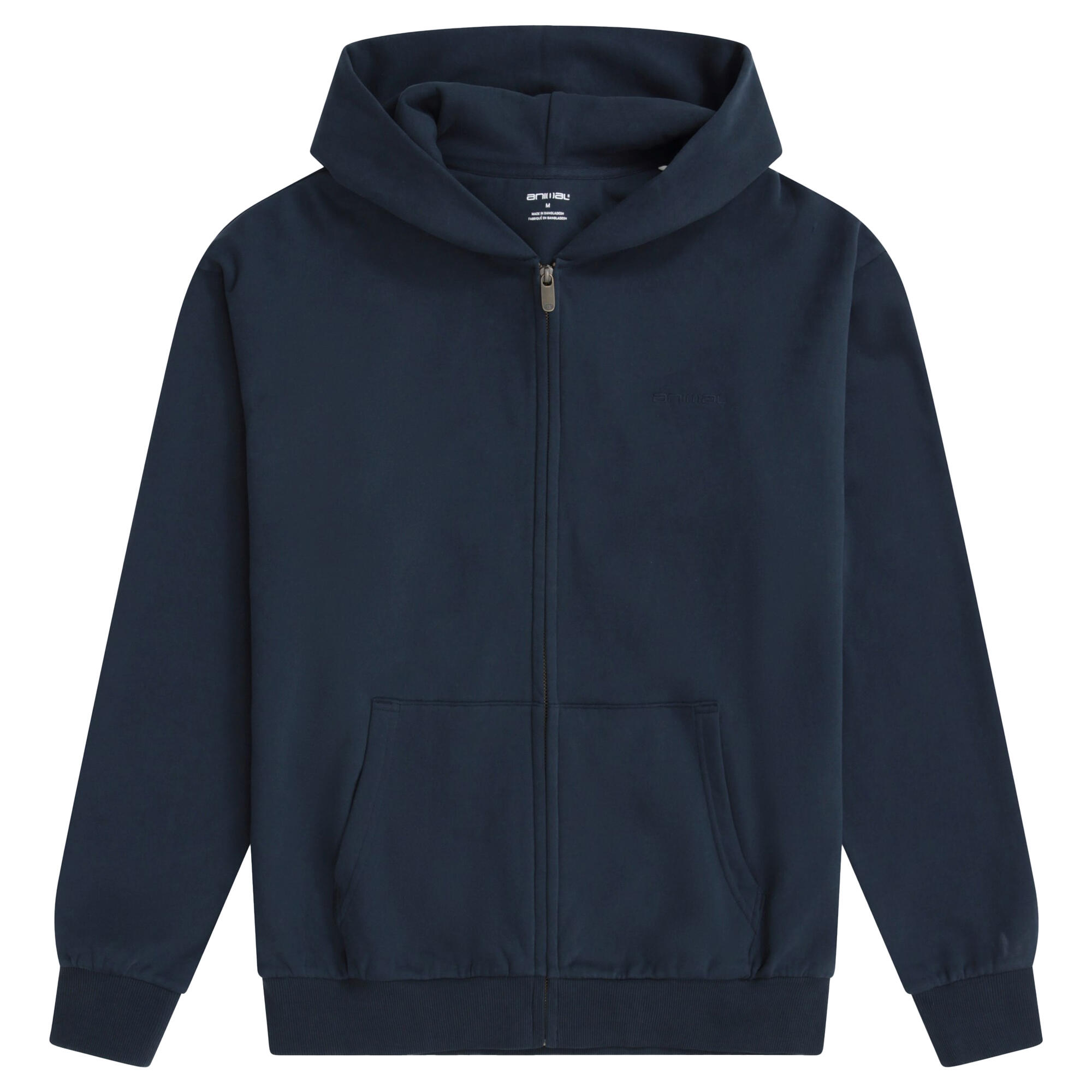 Animal Mens Icon Logo Full Zip Hoodie