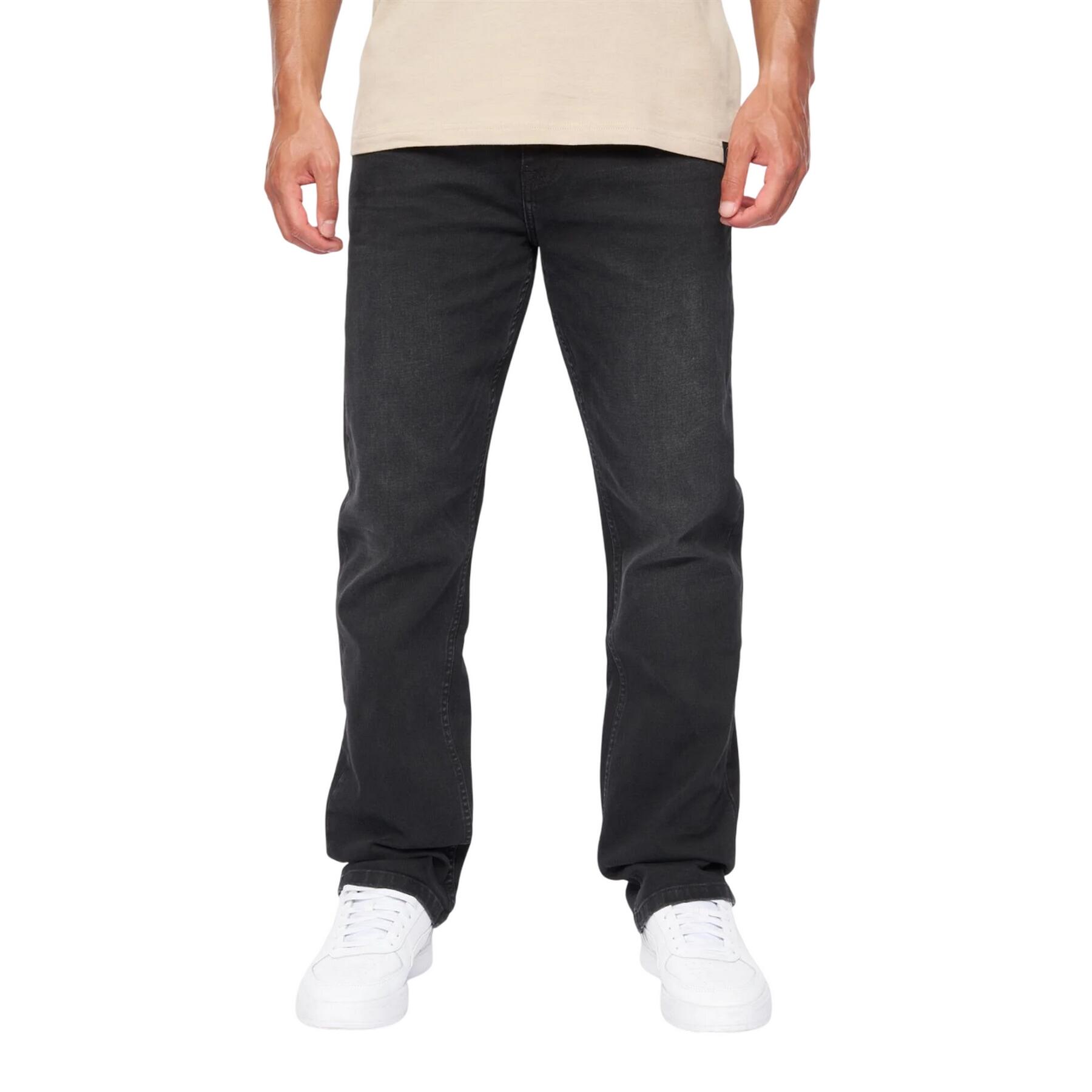 Duck and Cover Mens Janstar Straight Leg Jeans