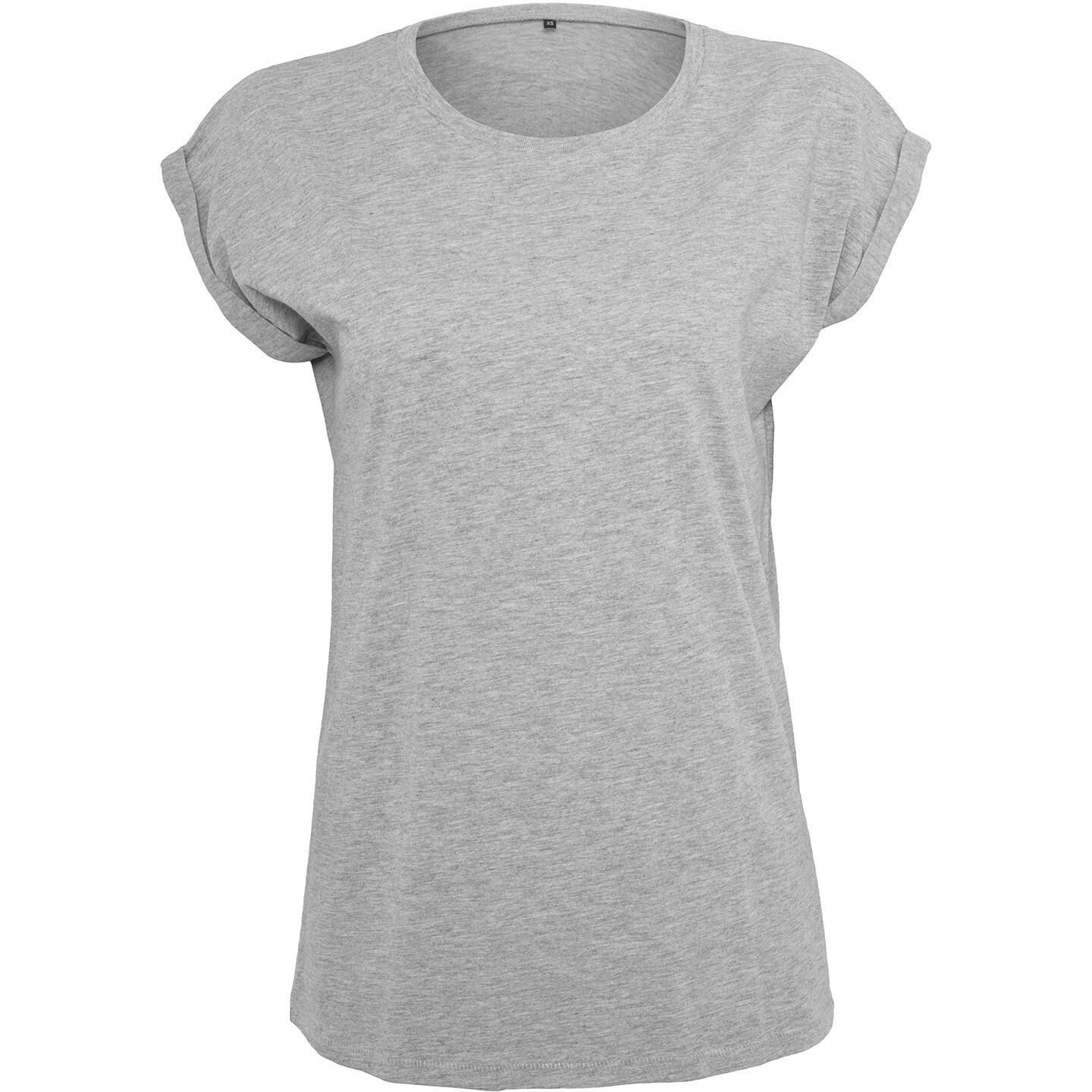 Build Your Brand Womens/Ladies Extended Shoulder T-Shirt