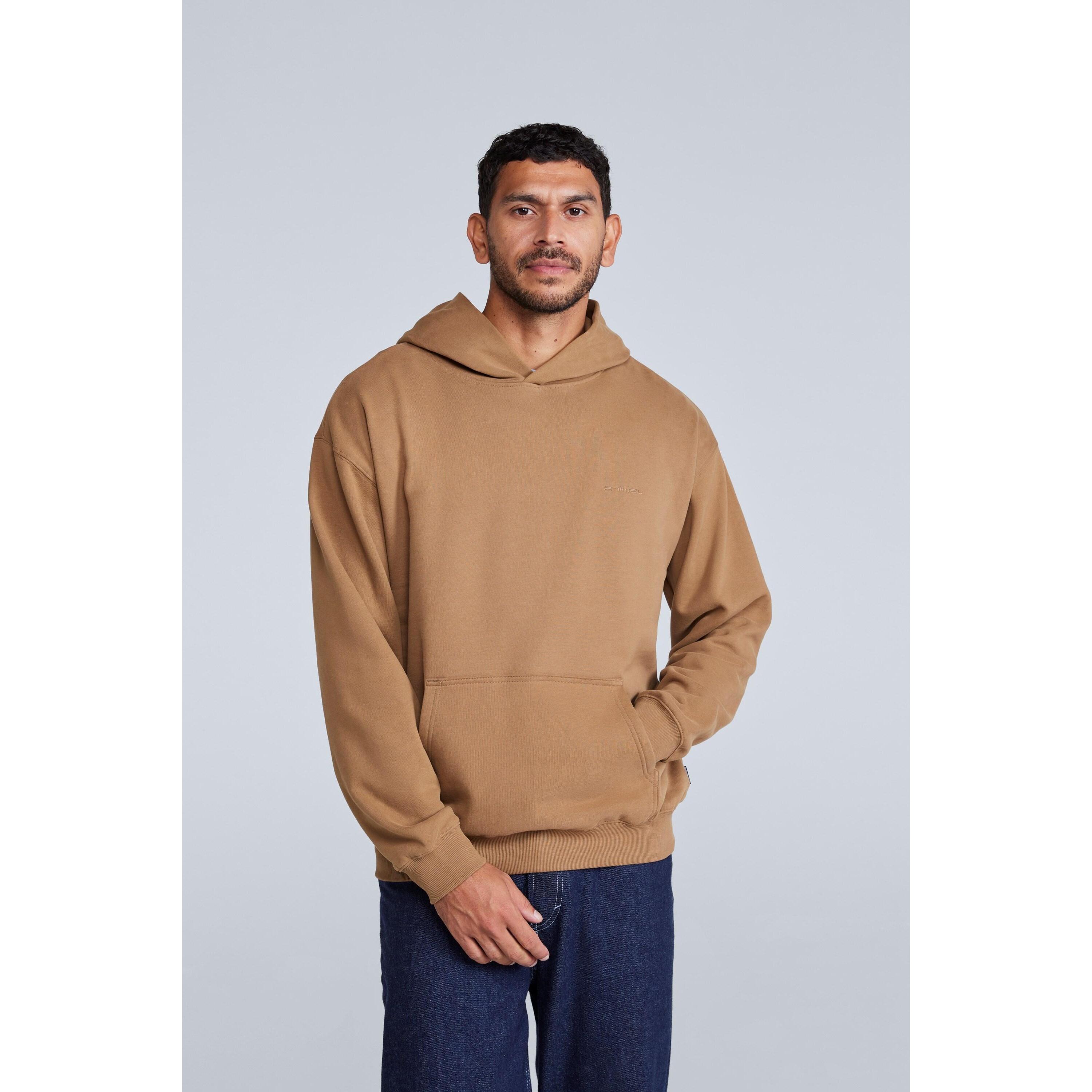 Animal Mens Icon Organic Drop Shoulder Hoodie