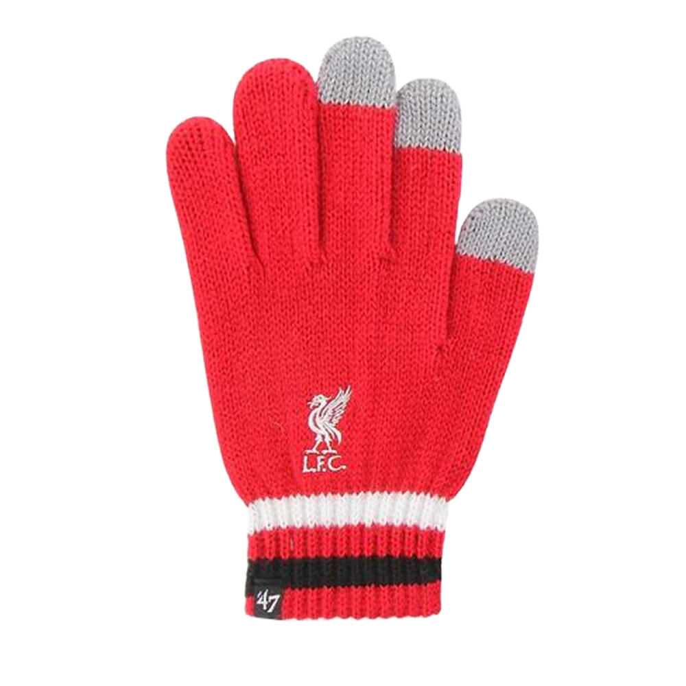 Liverpool FC Unisex Adult Branded Knitted 47 Gloves